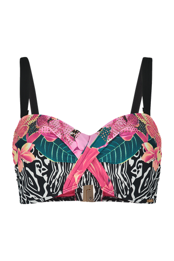 Bandeau top met bloemenprint - Mamia