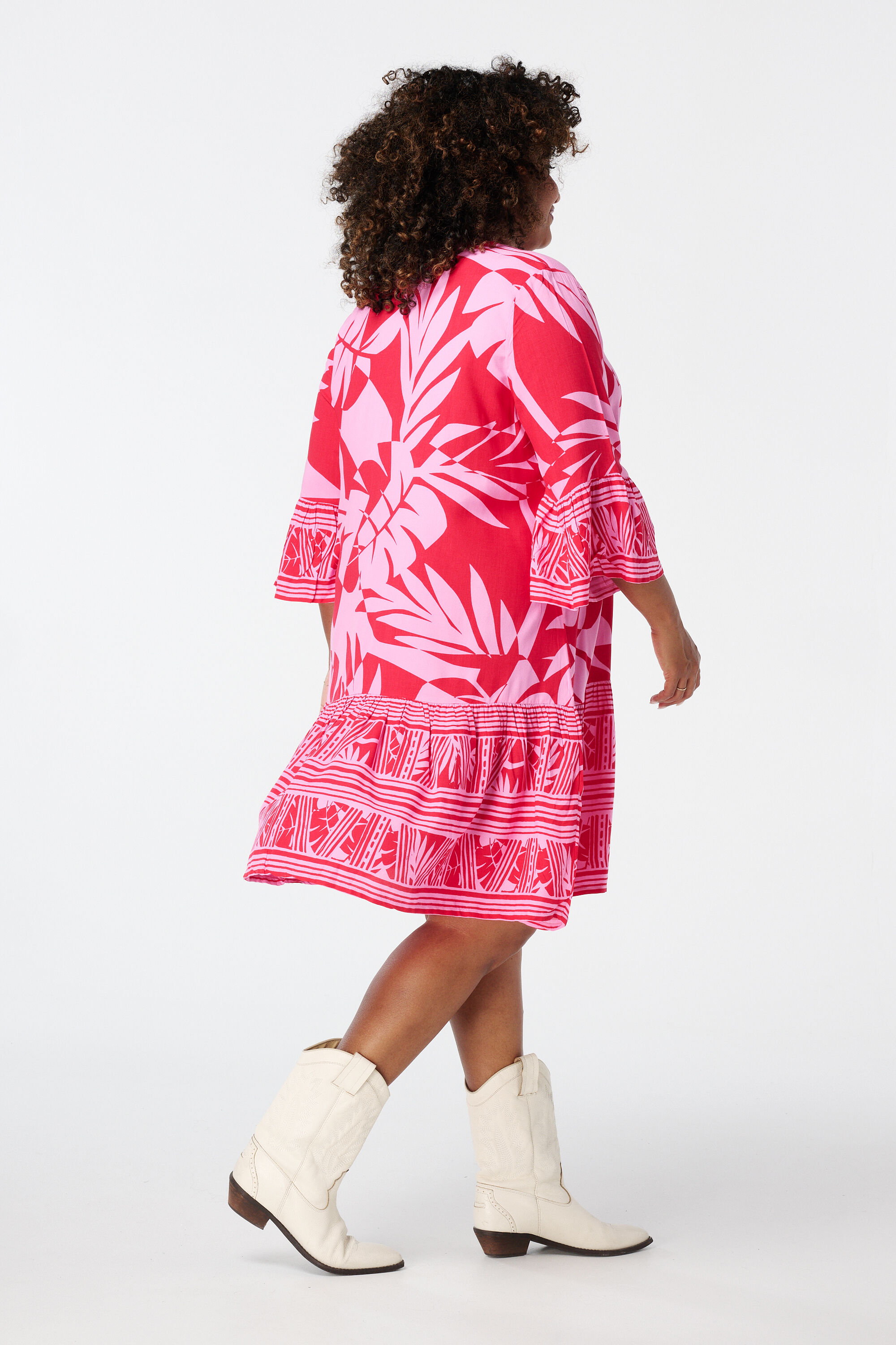 Luchtige jurk met print image number 3