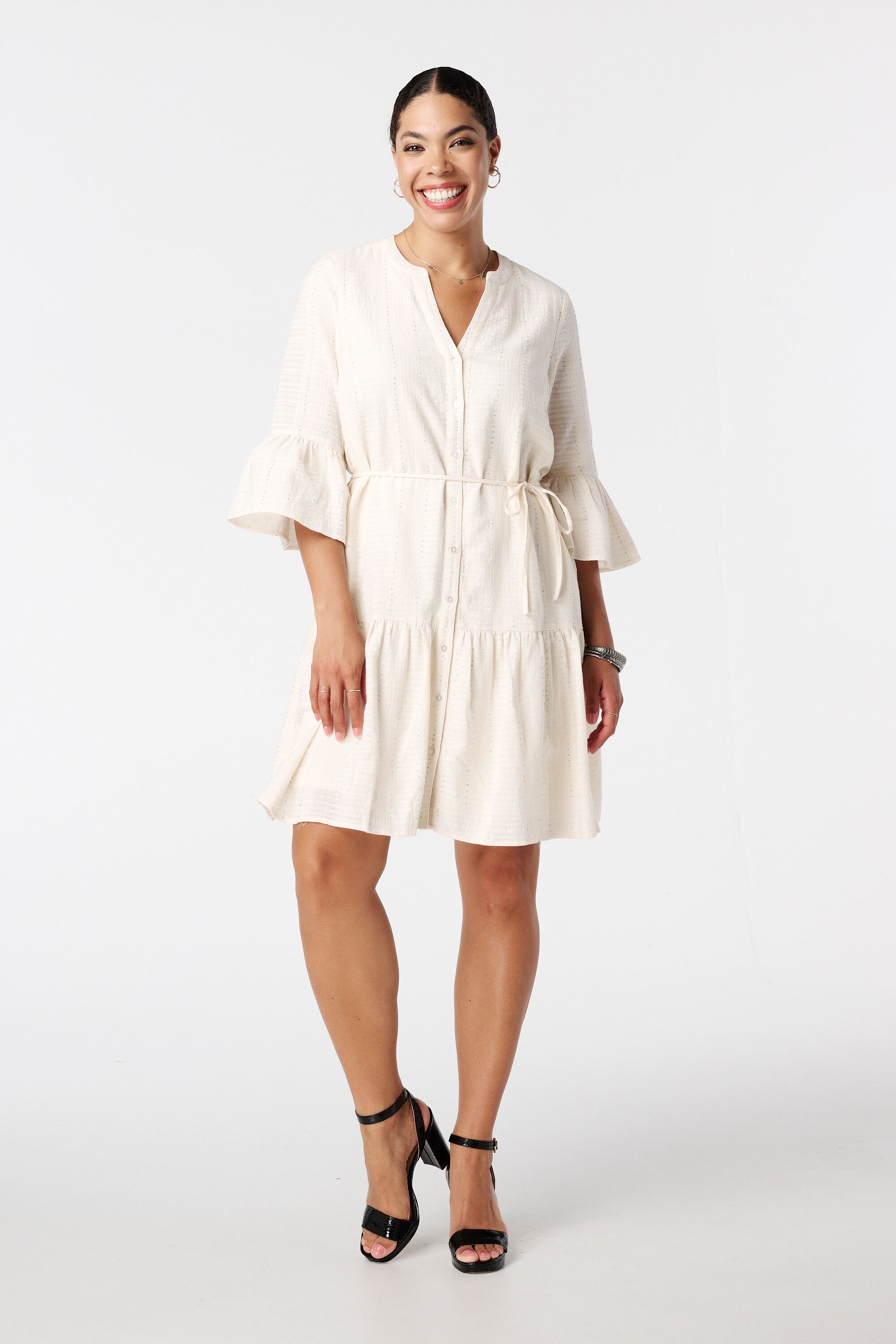 Jurk met paillet details image number 5