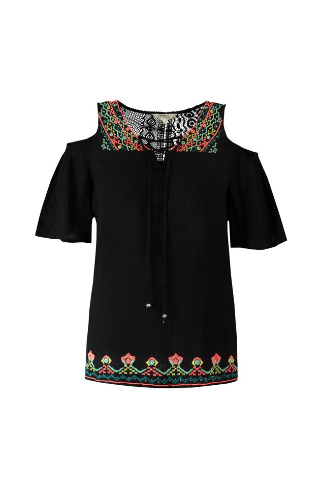 Blouse met embroidery image number 1