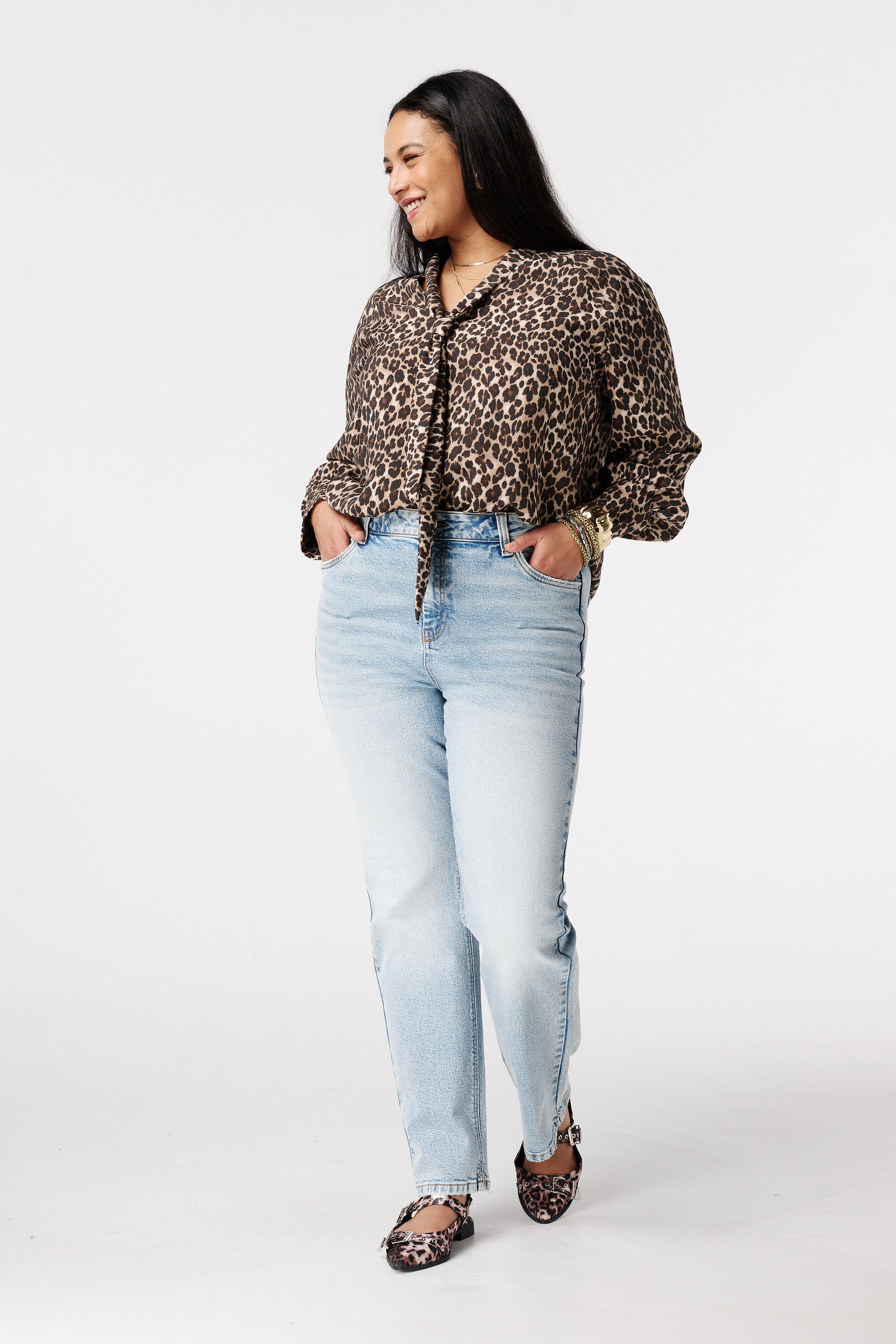 Blouse met animal print image number 5