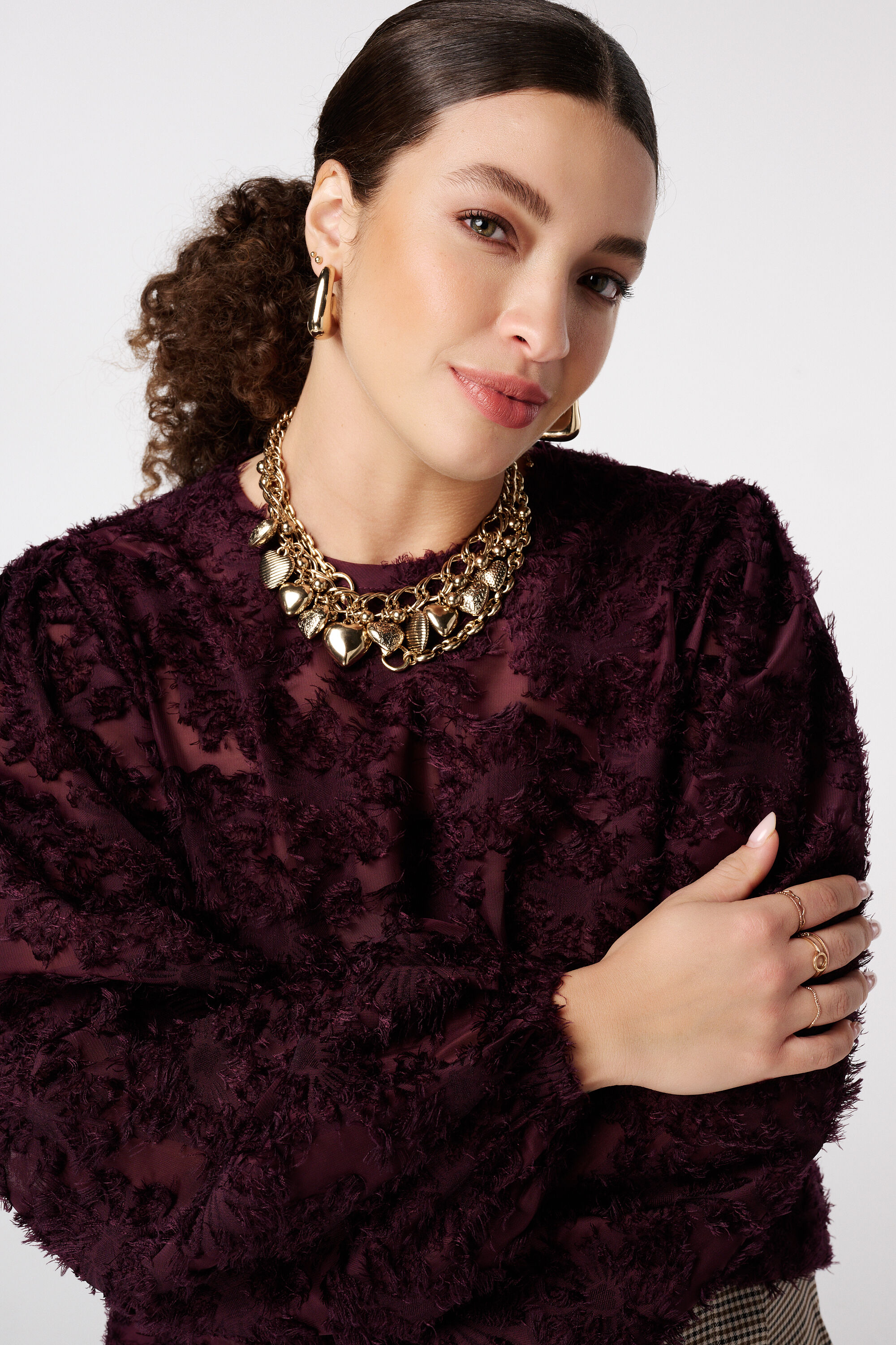 Blouse met structuur image number 4