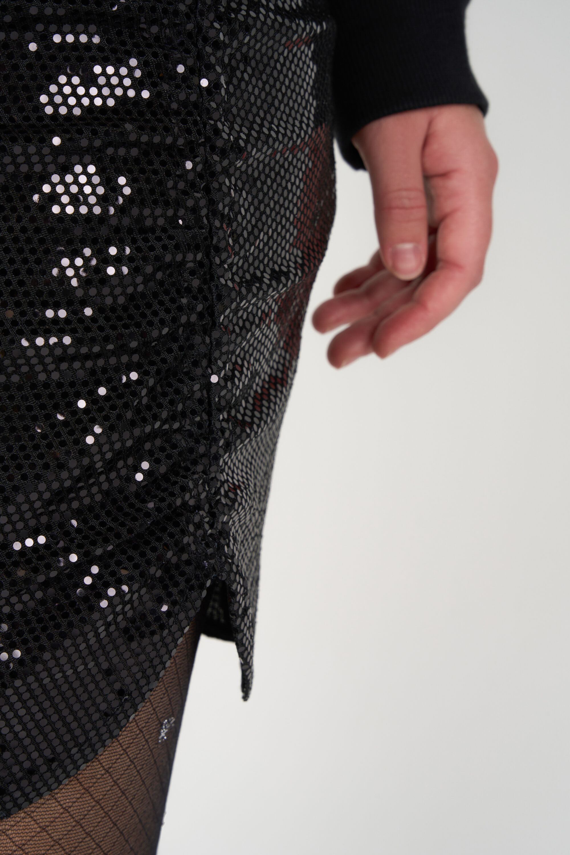 Mini rokje met glitter image number 4