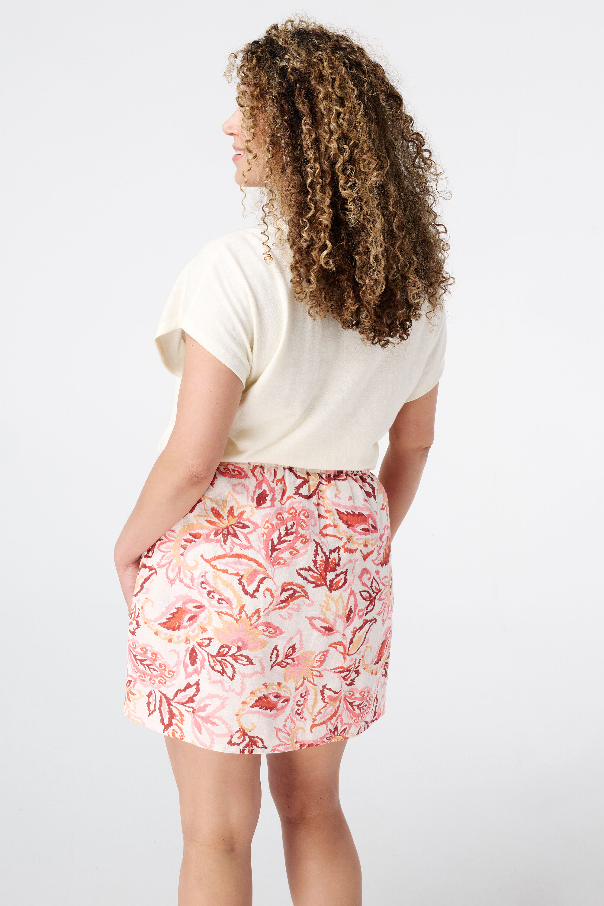 Skort met print en details image number 3