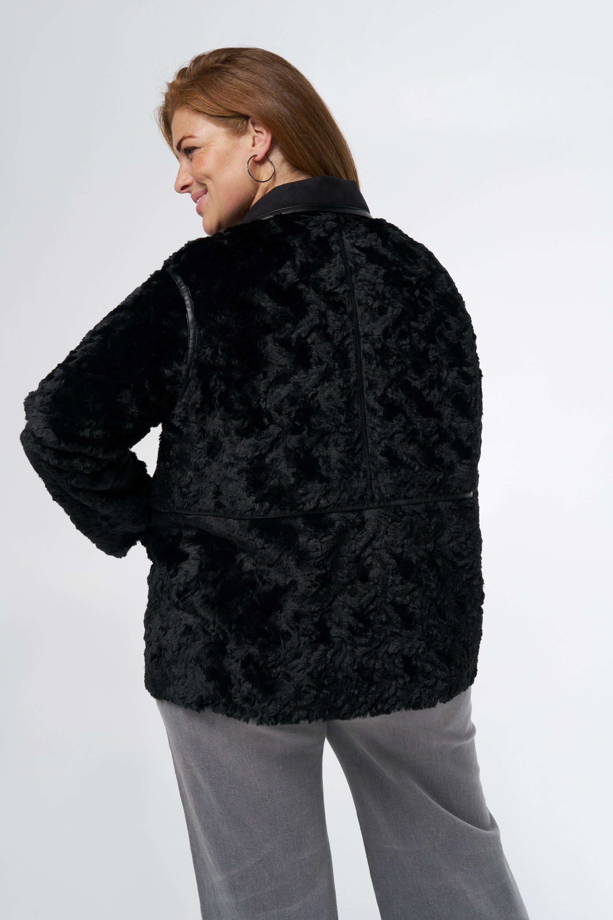 Jas met imitatiebont image number 3