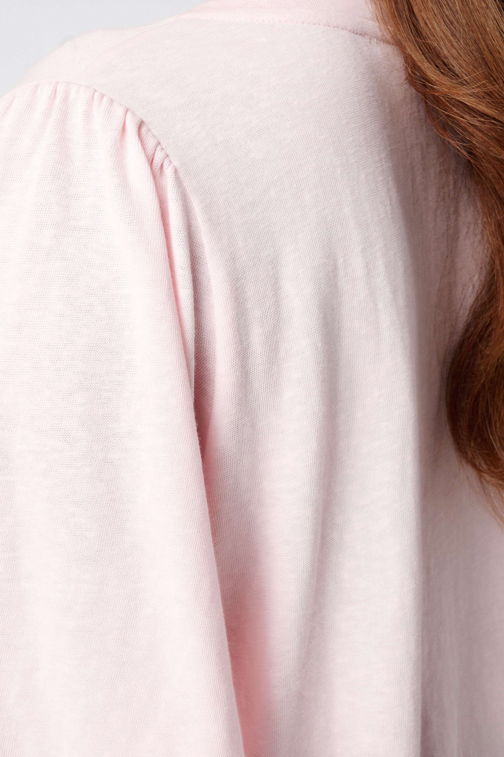 T-shirt met v-hals image number 4