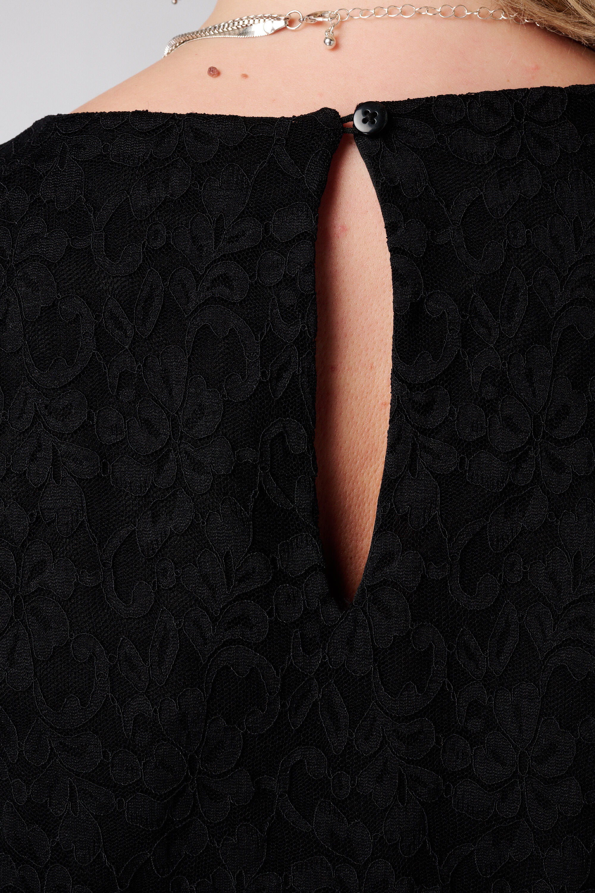 Jumpsuit met kanten top en wide leg image number 6