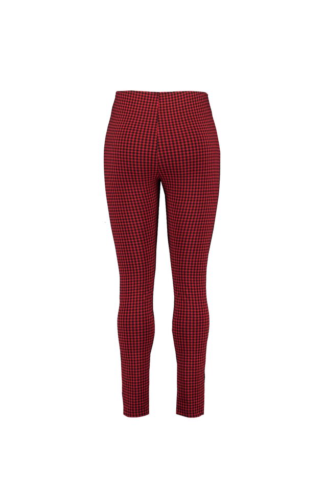 Geruite legging image number 2