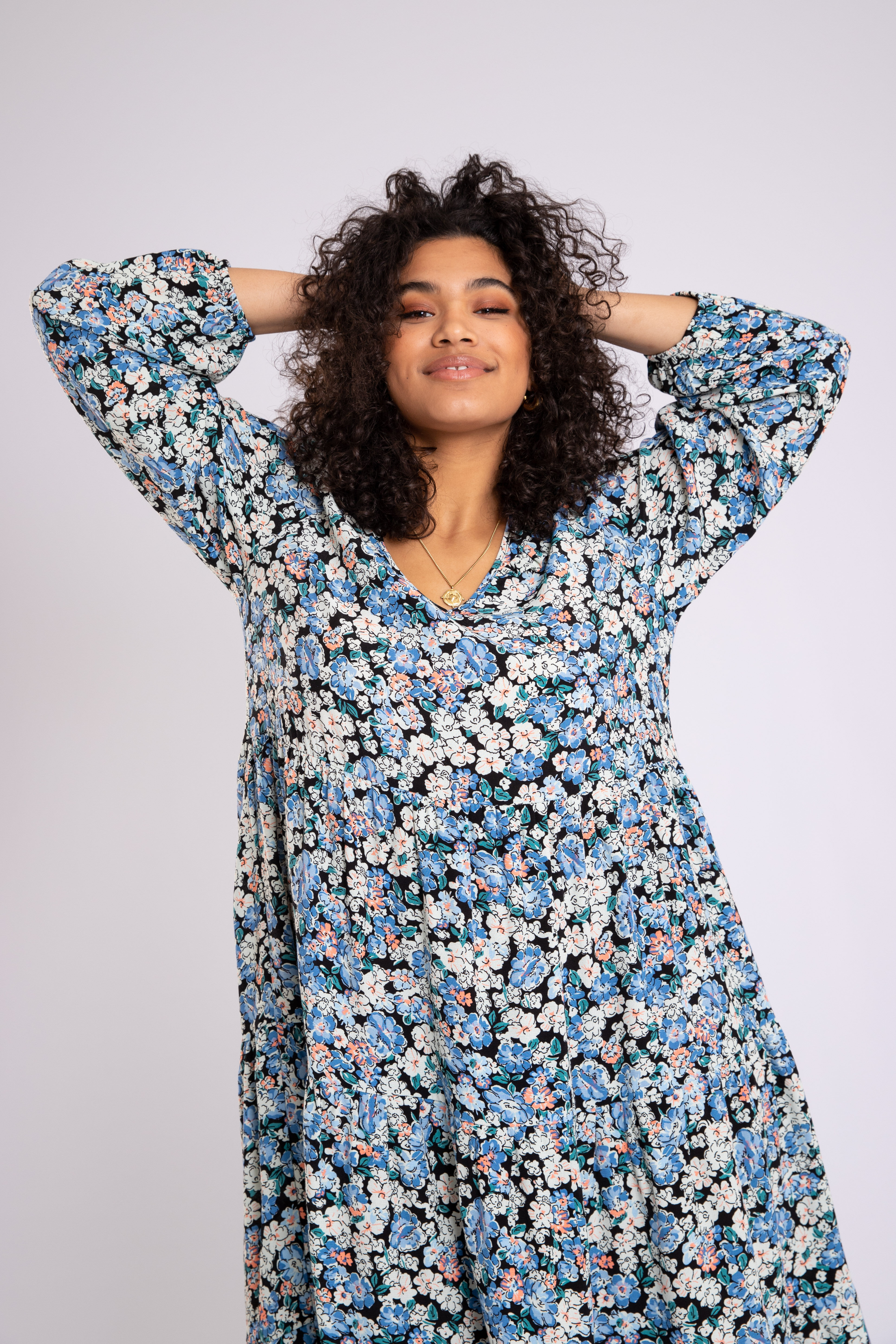 Lange clearance wijde jurk