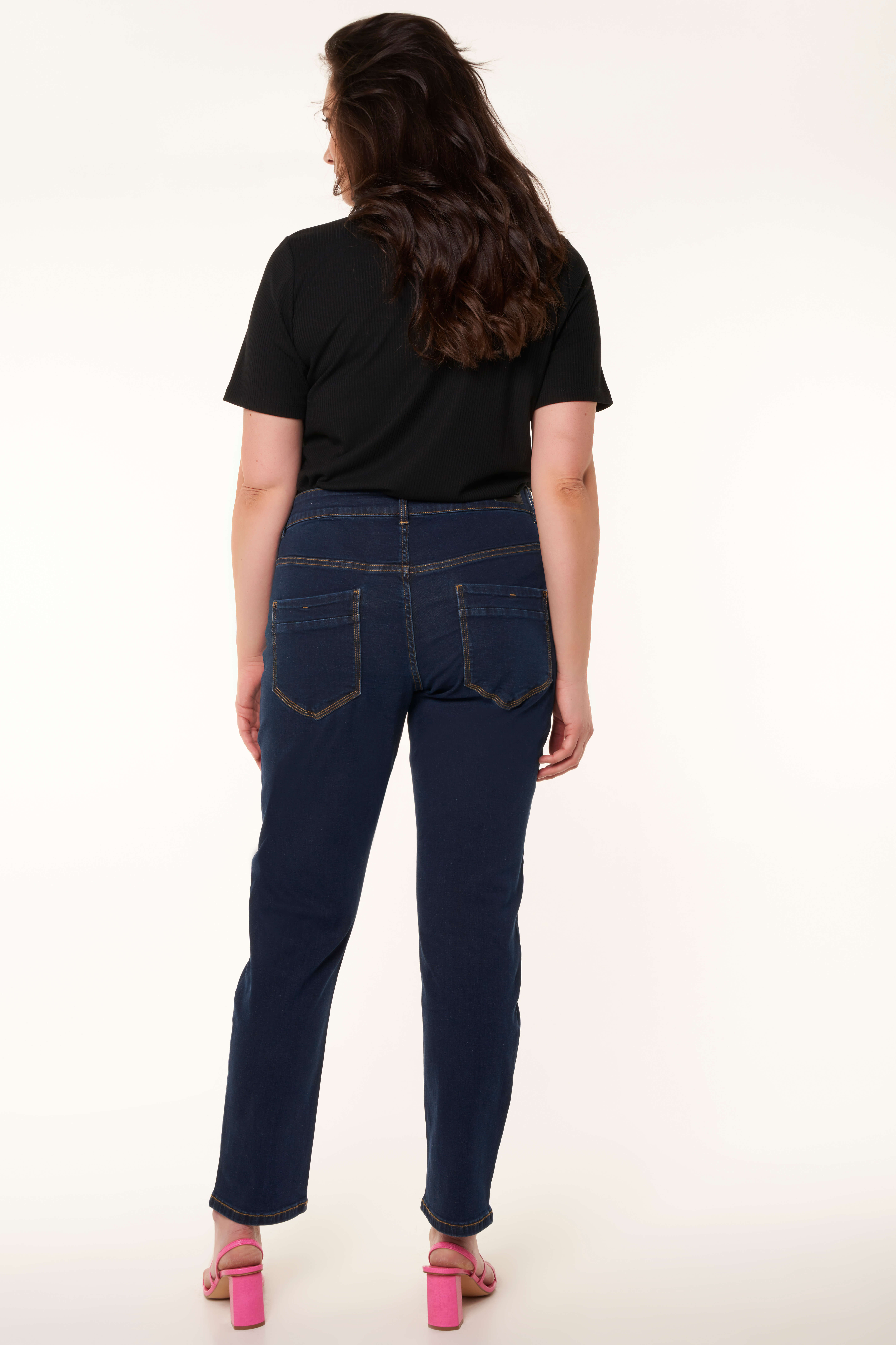 Loose leg jeans ROSE image number 3