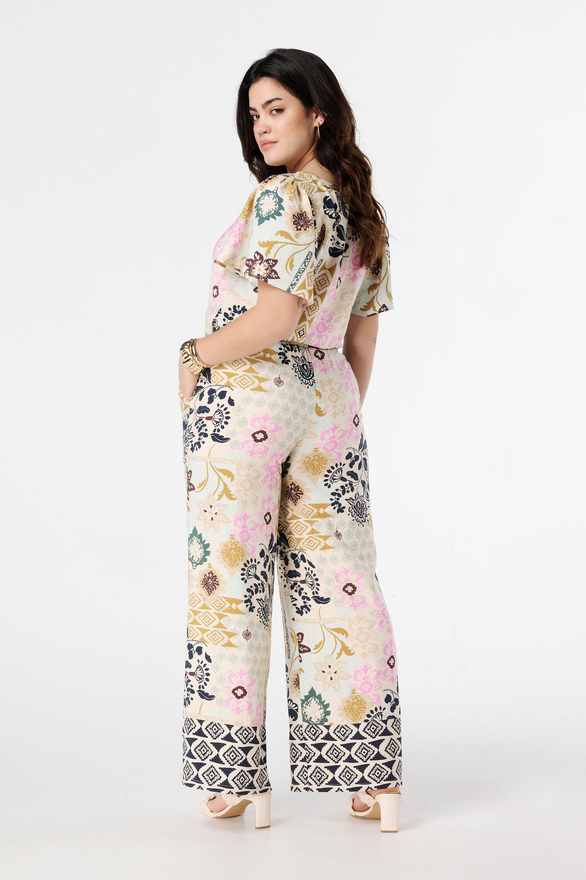 Broek met print image number 3