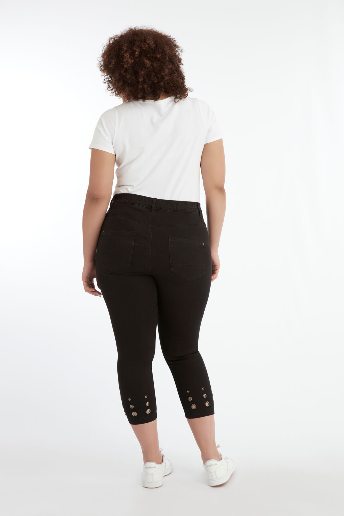 Cropped tregging POPPY met nestels image number 5