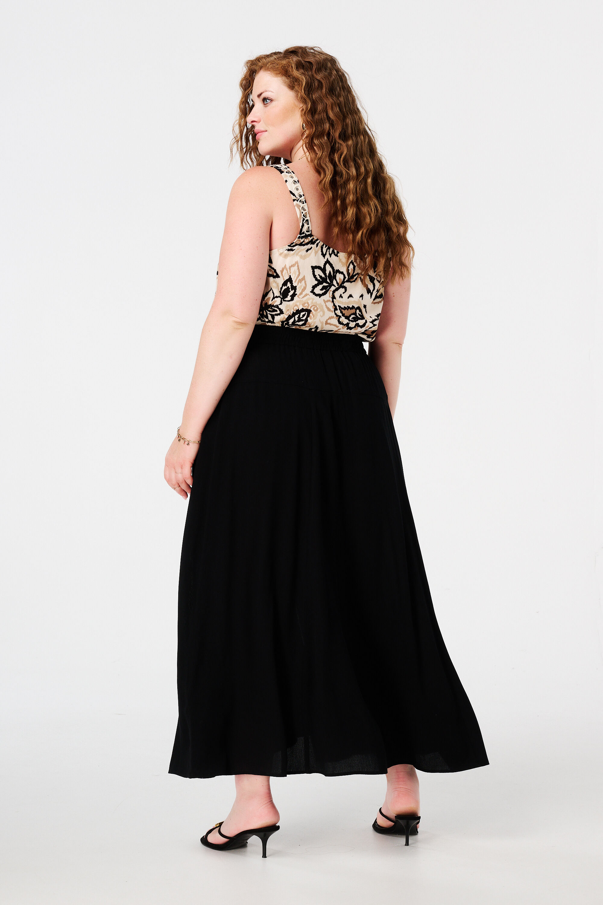 Rok met elastieke tailleband image number 3