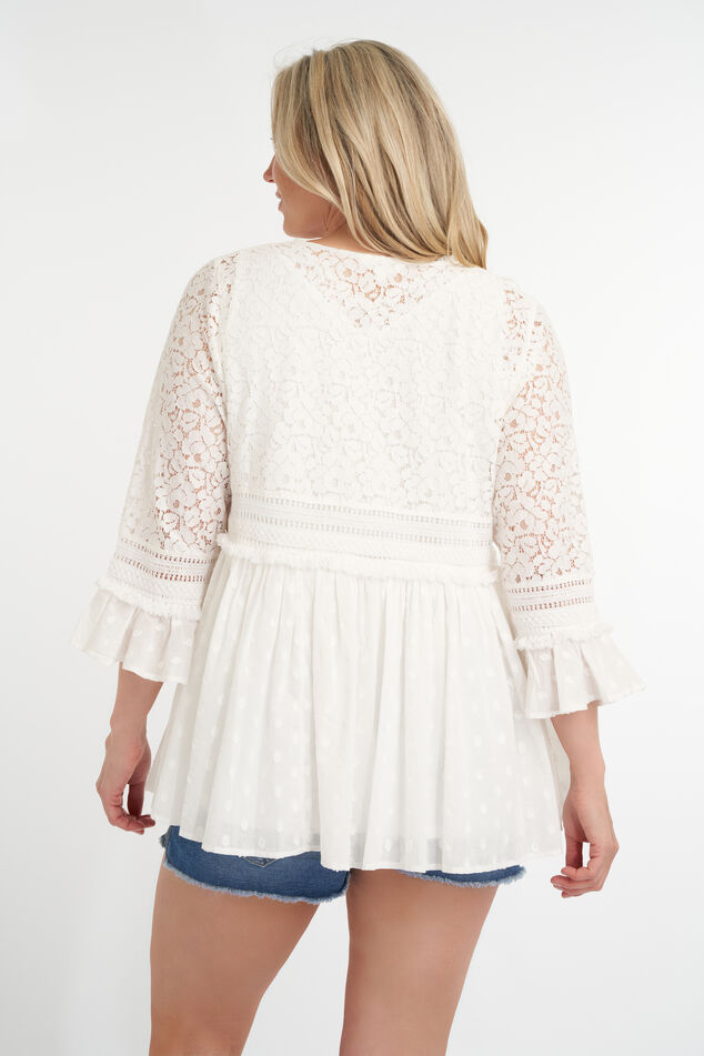 Blouse met kant image number 3