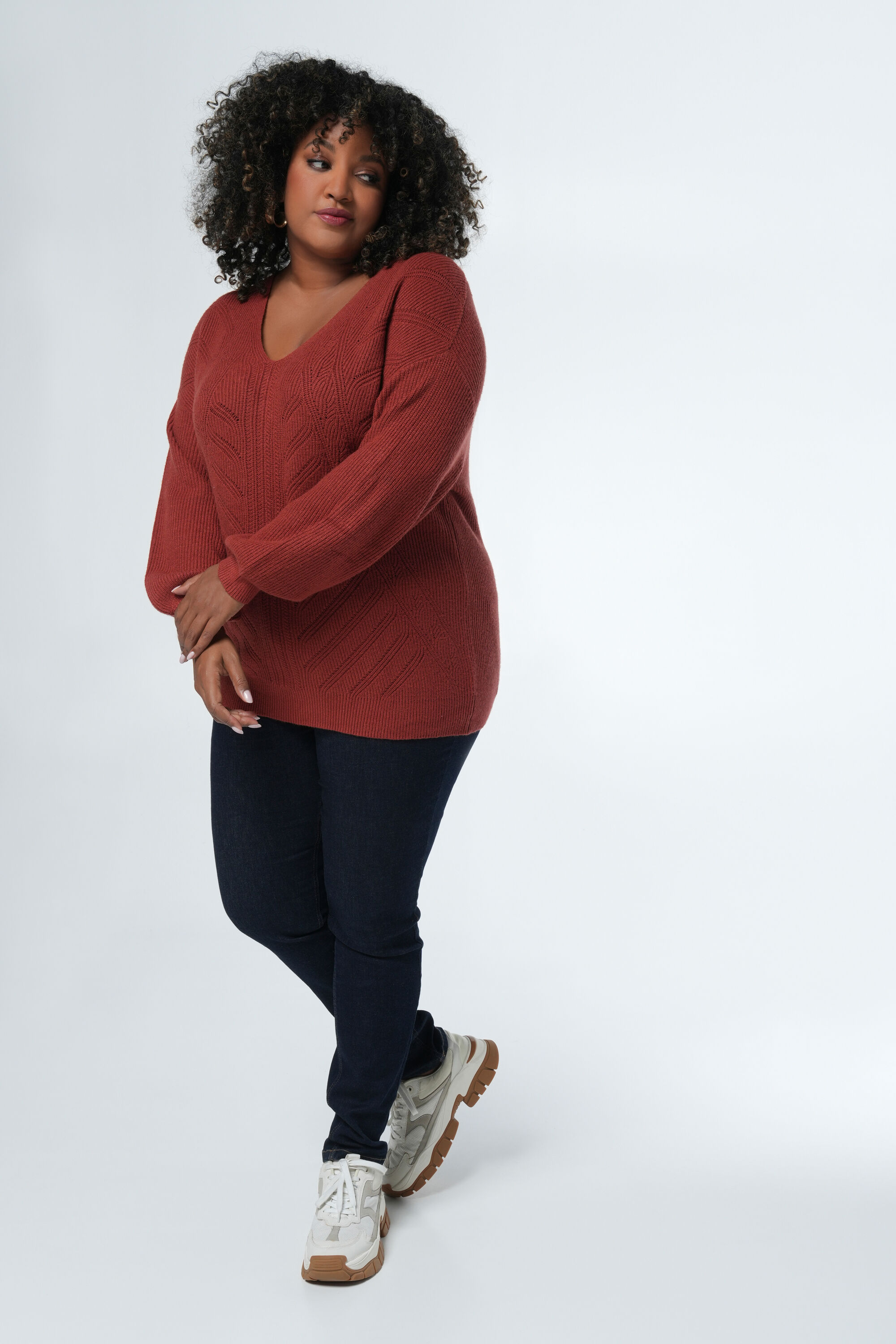 Trui met v-hals image number 5