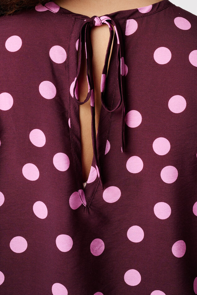 Polka dot blouse image number 6