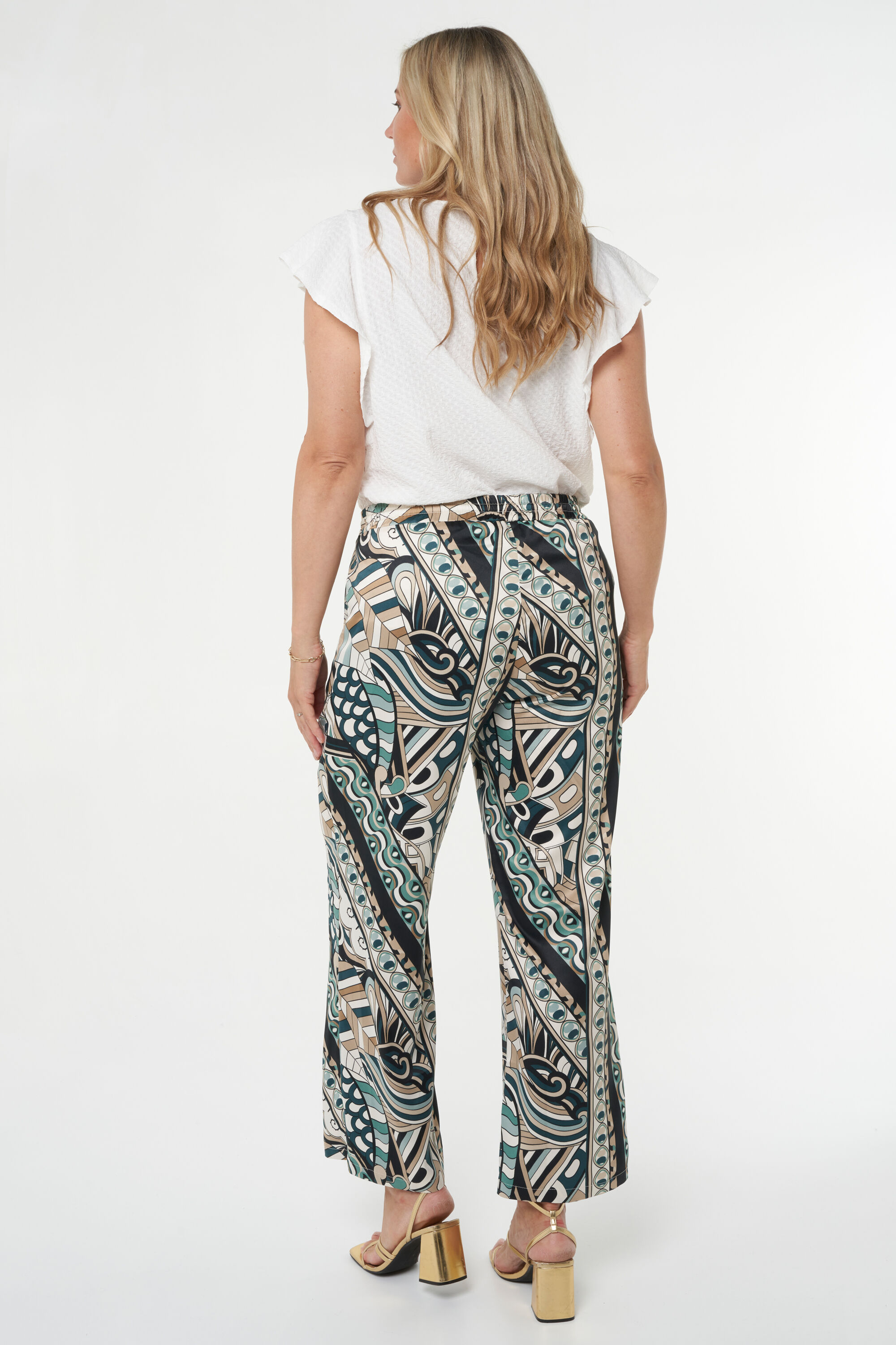 Broek met wijde pijpen image number 4