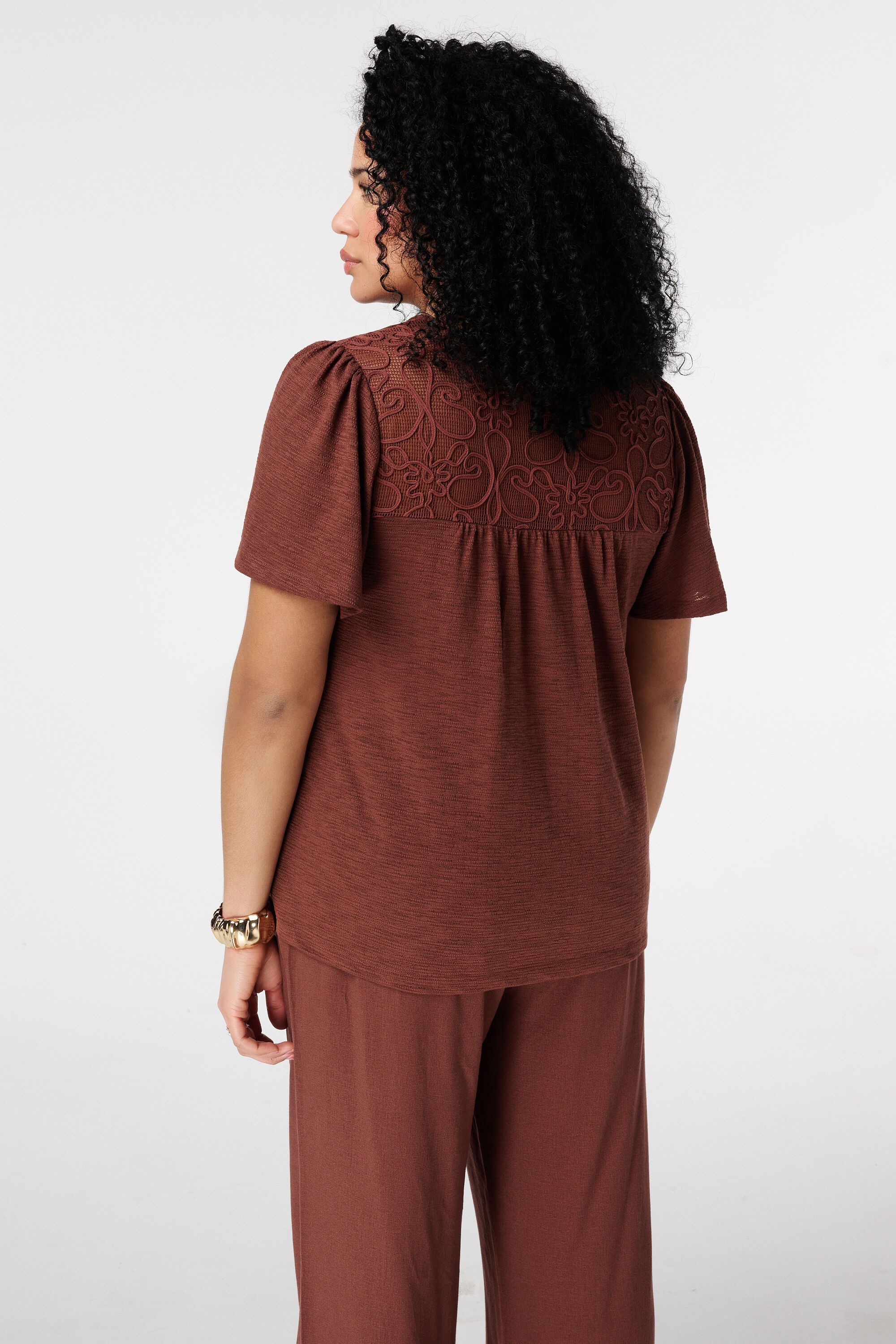 Top met vlindermouwen image number 3