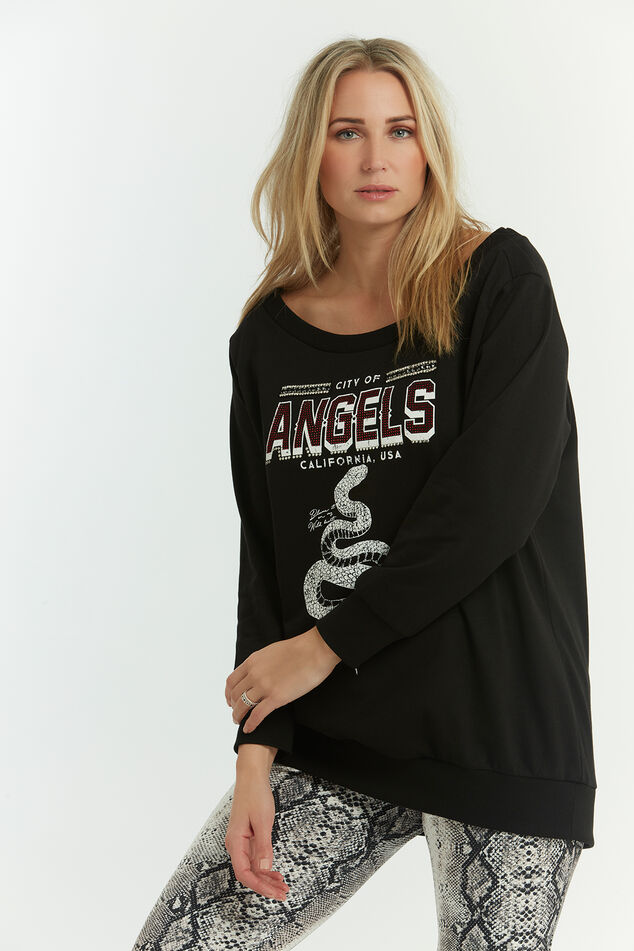 Sweater met opdruk image number 3