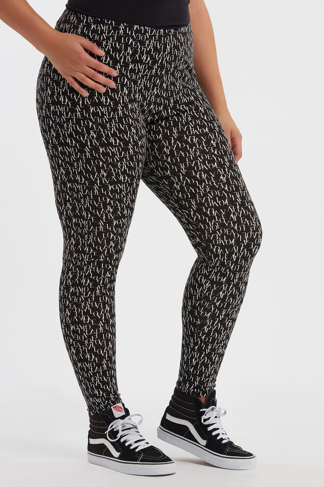 Legging met all over print image number 0
