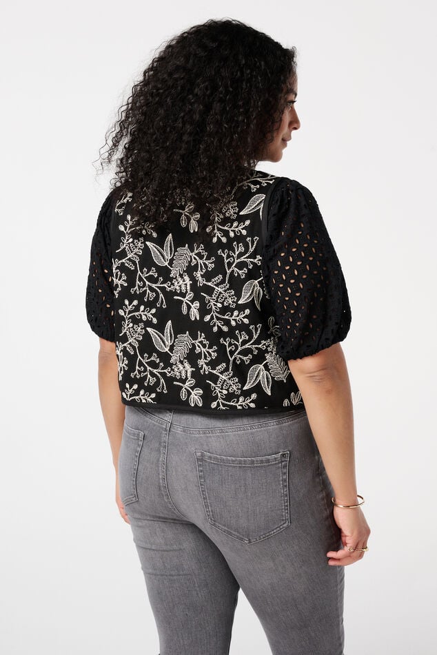 Gilet met broduursel image number 3