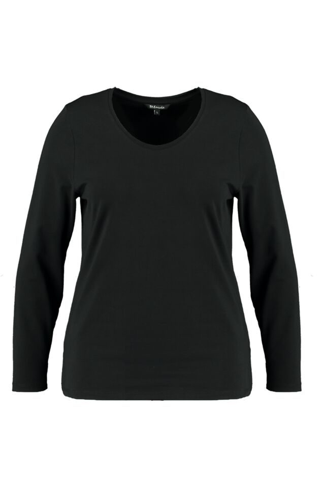 Basis shirt met lange mouw image number 1