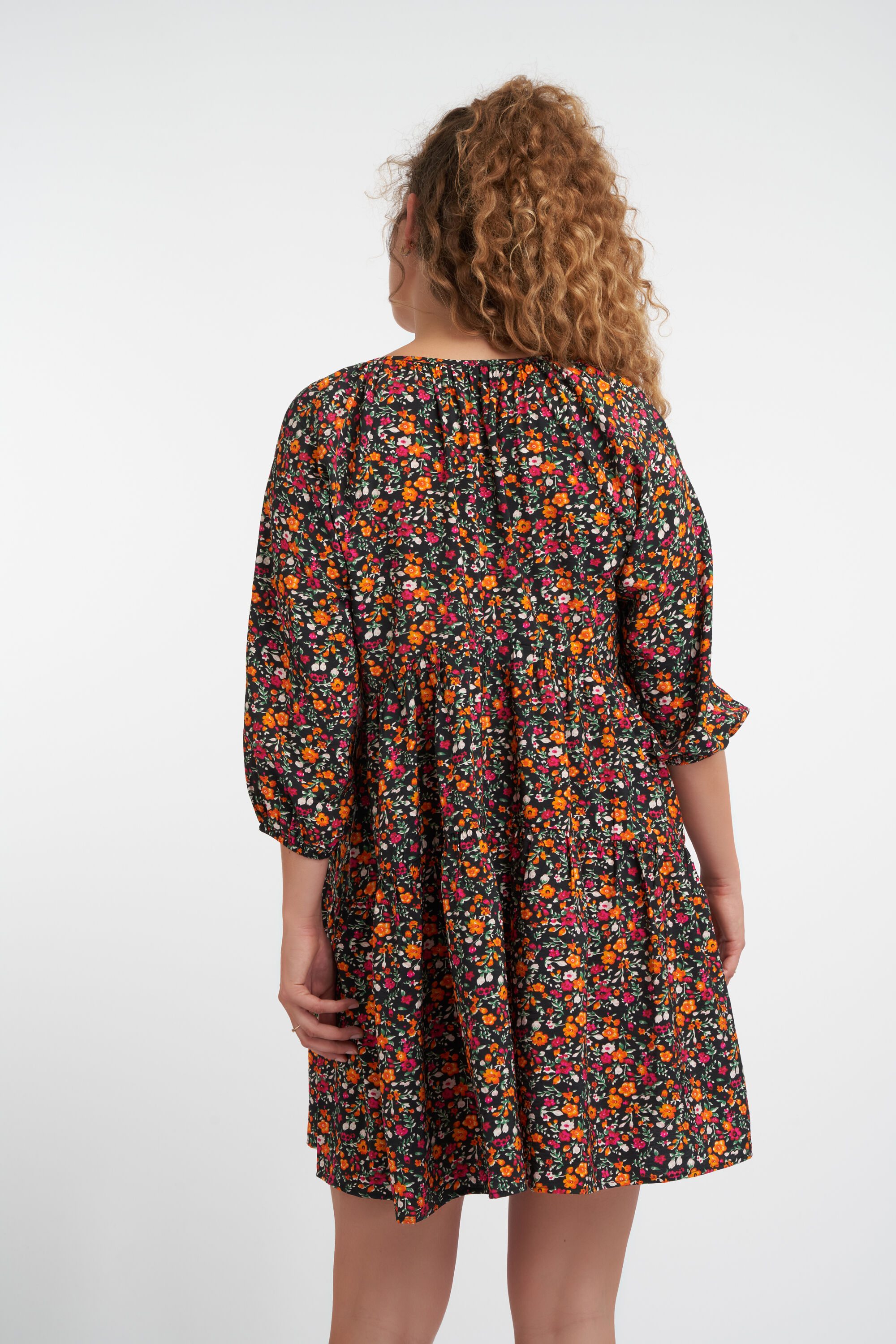 A-lijn jurk met print image number 3