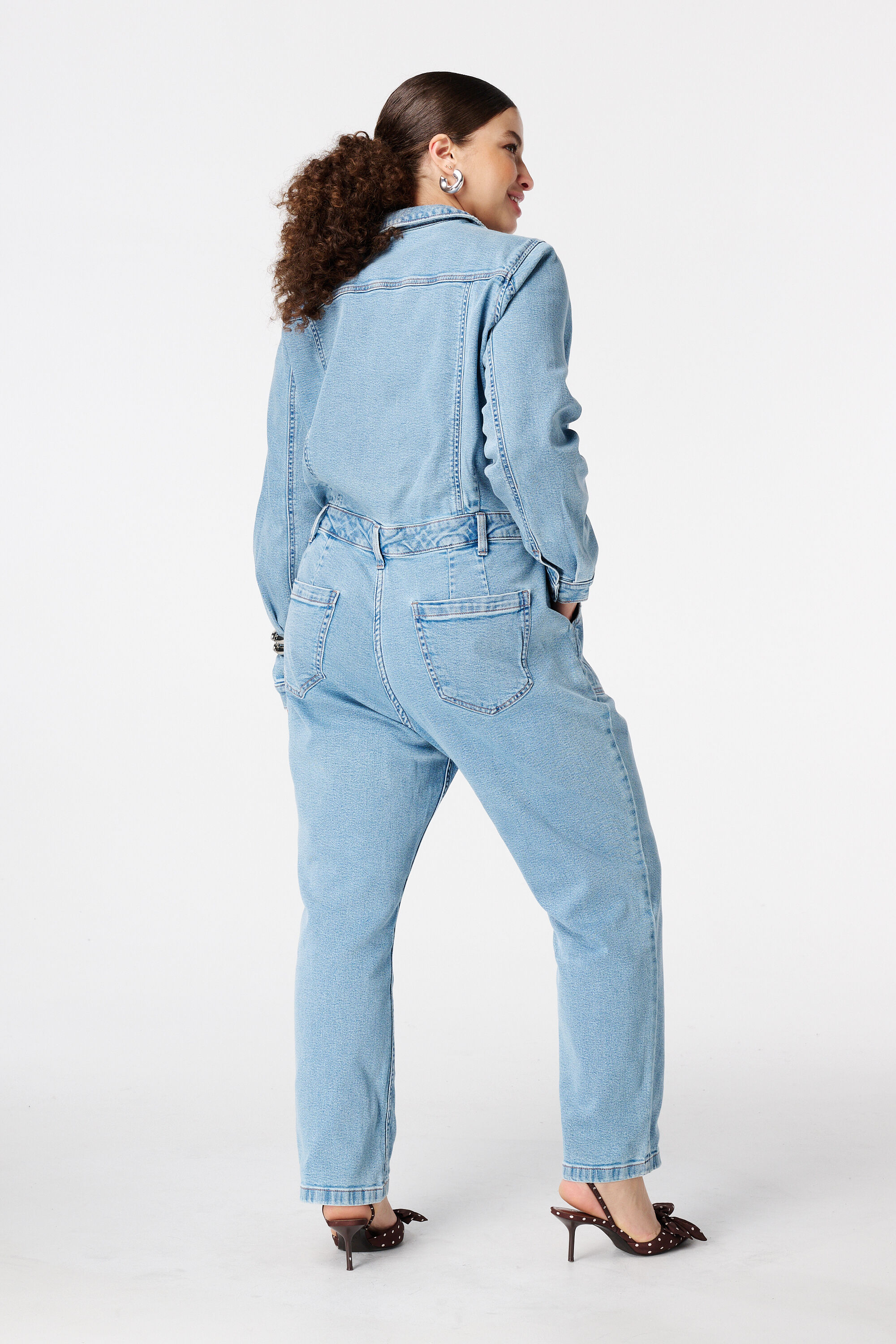 Denim jumpsuit image number 3
