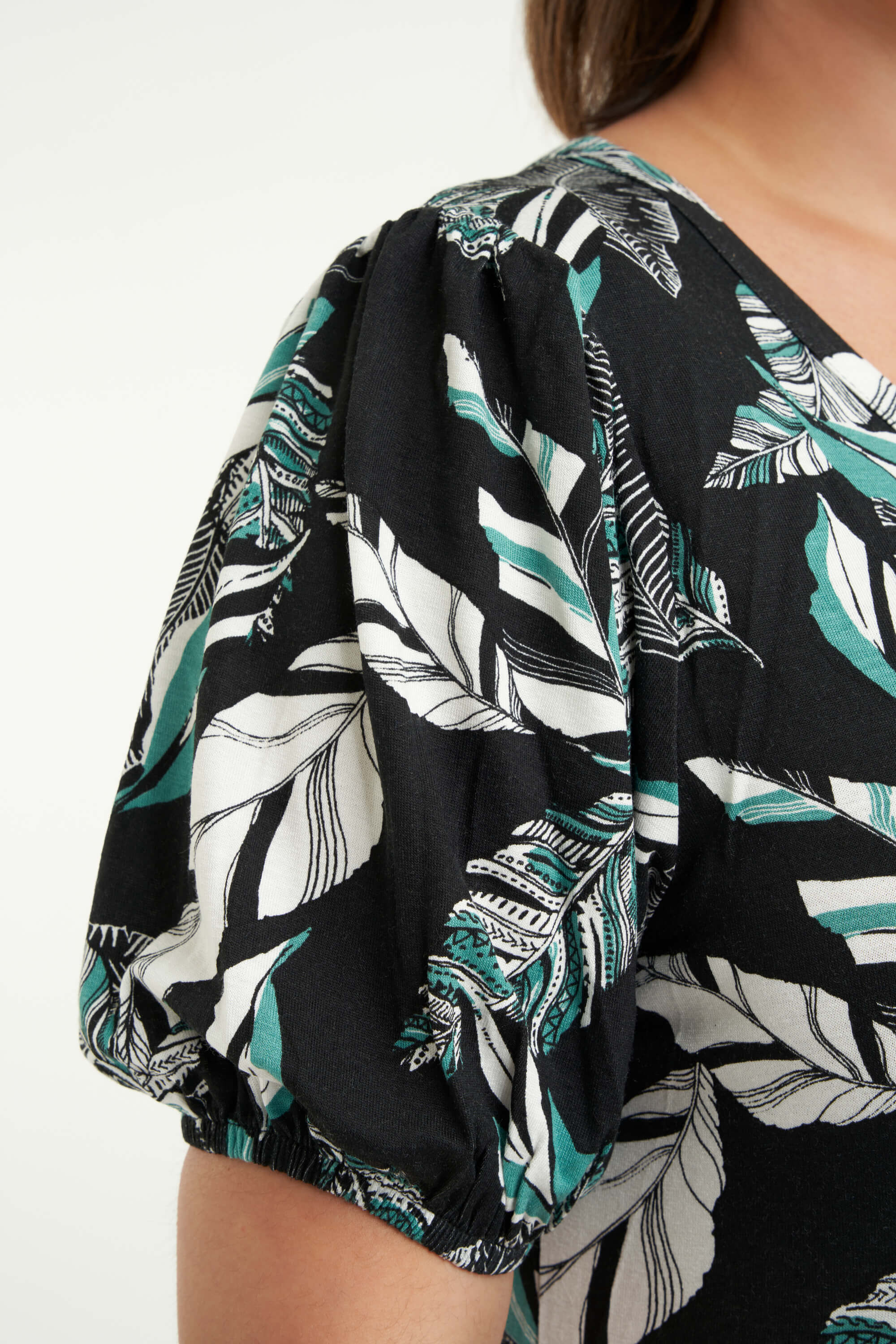 Lange jurk met print image number 4