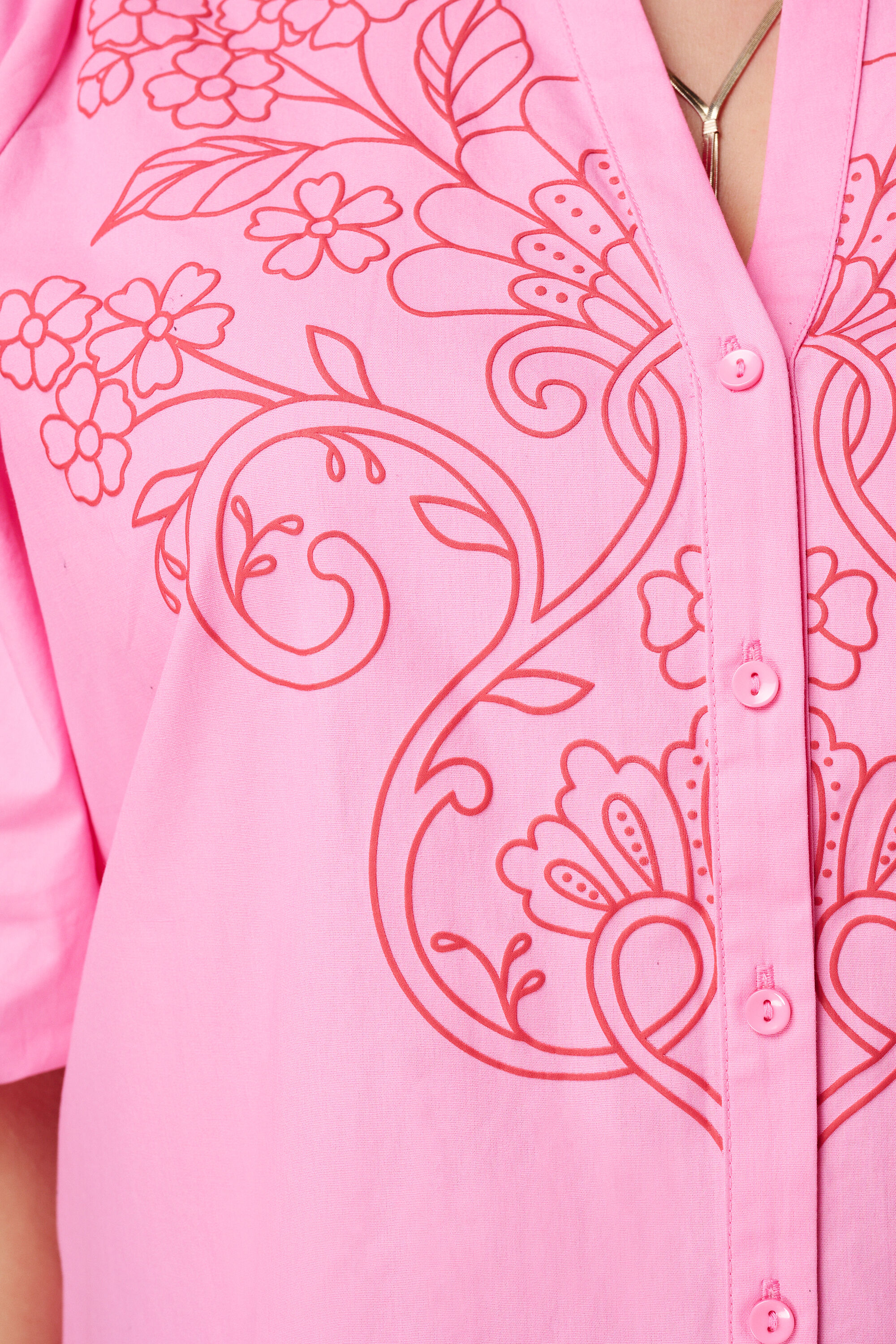 Blouse met pofmouw image number 6