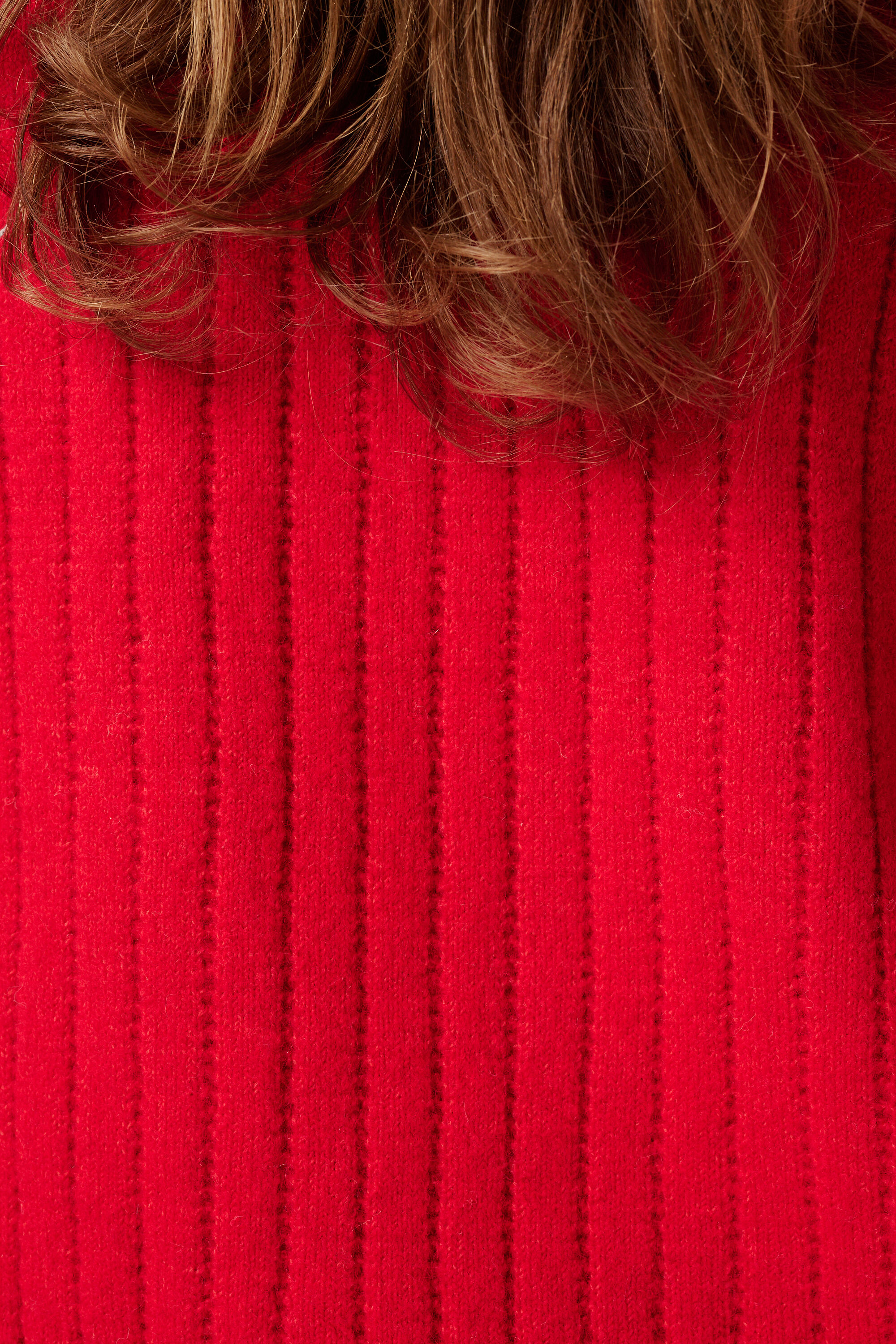 Fijn gebreide trui met patroon image number 6