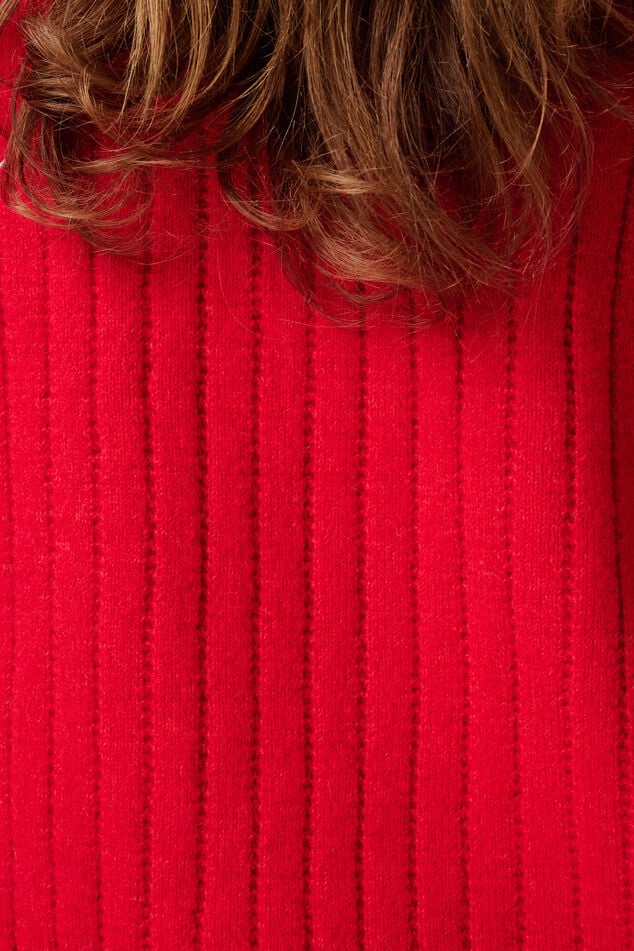 Fijn gebreide trui met patroon image number 6