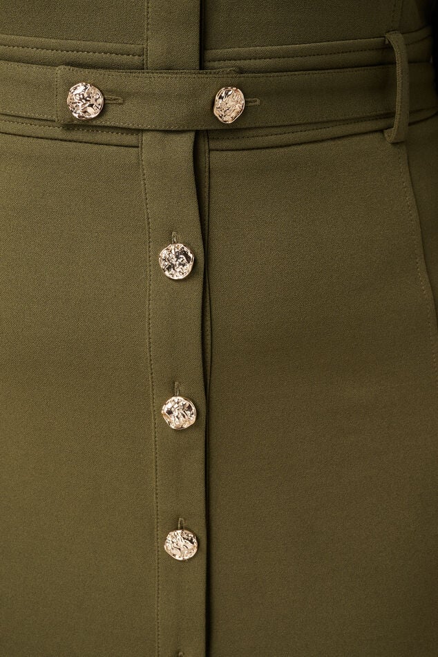 Jurk met sierknopen image number 6