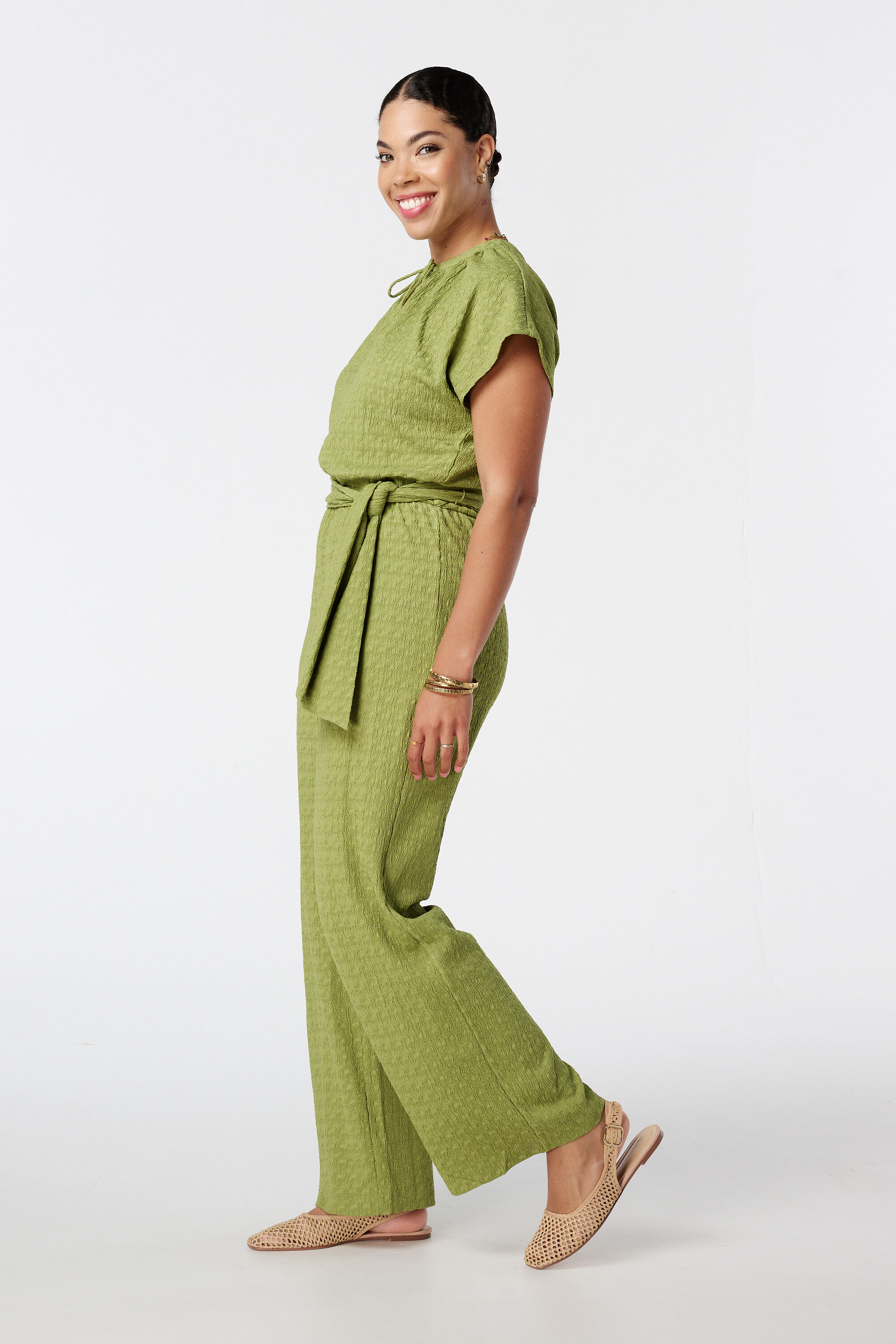 Jumpsuit met wijde pijpen image number 5