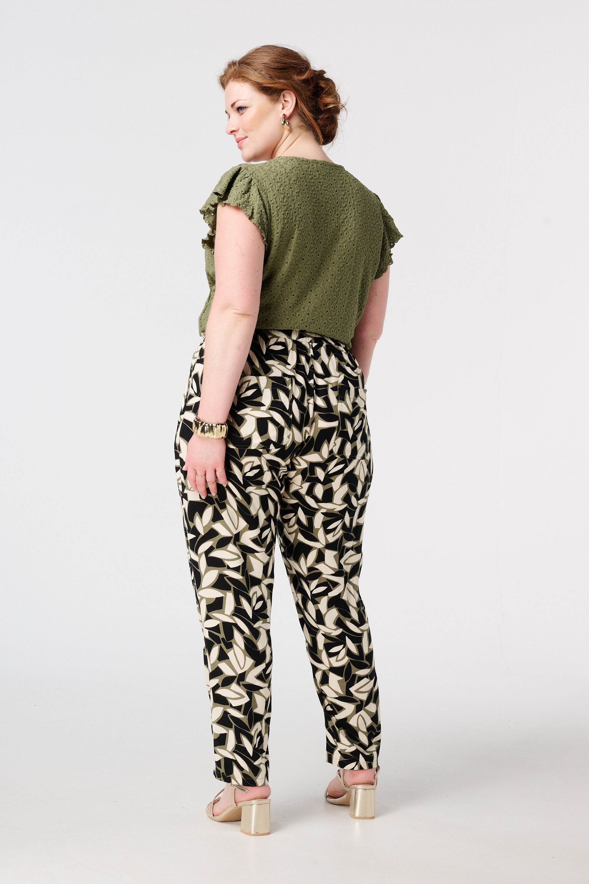 Comfy broek met strikkoord image number 3