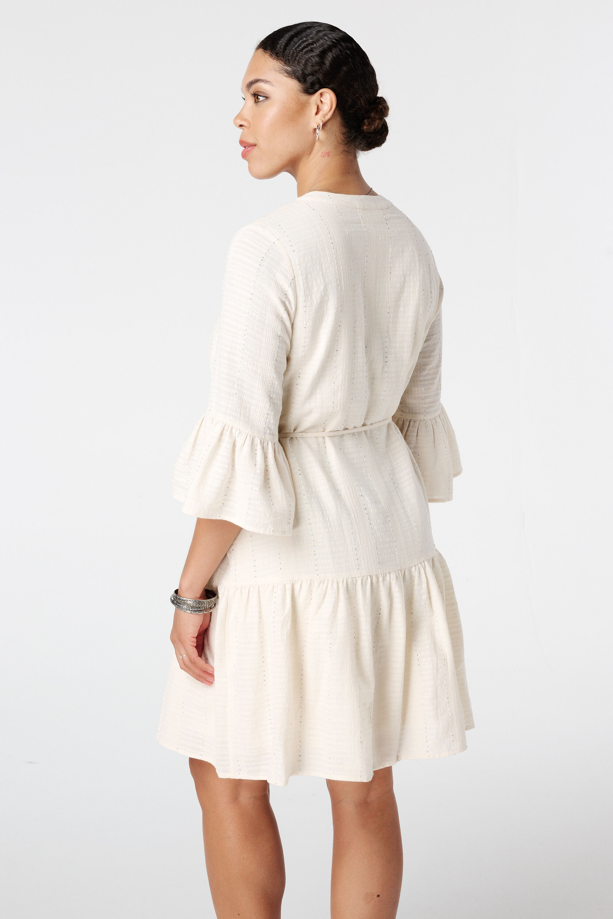 Jurk met paillet details image number 3