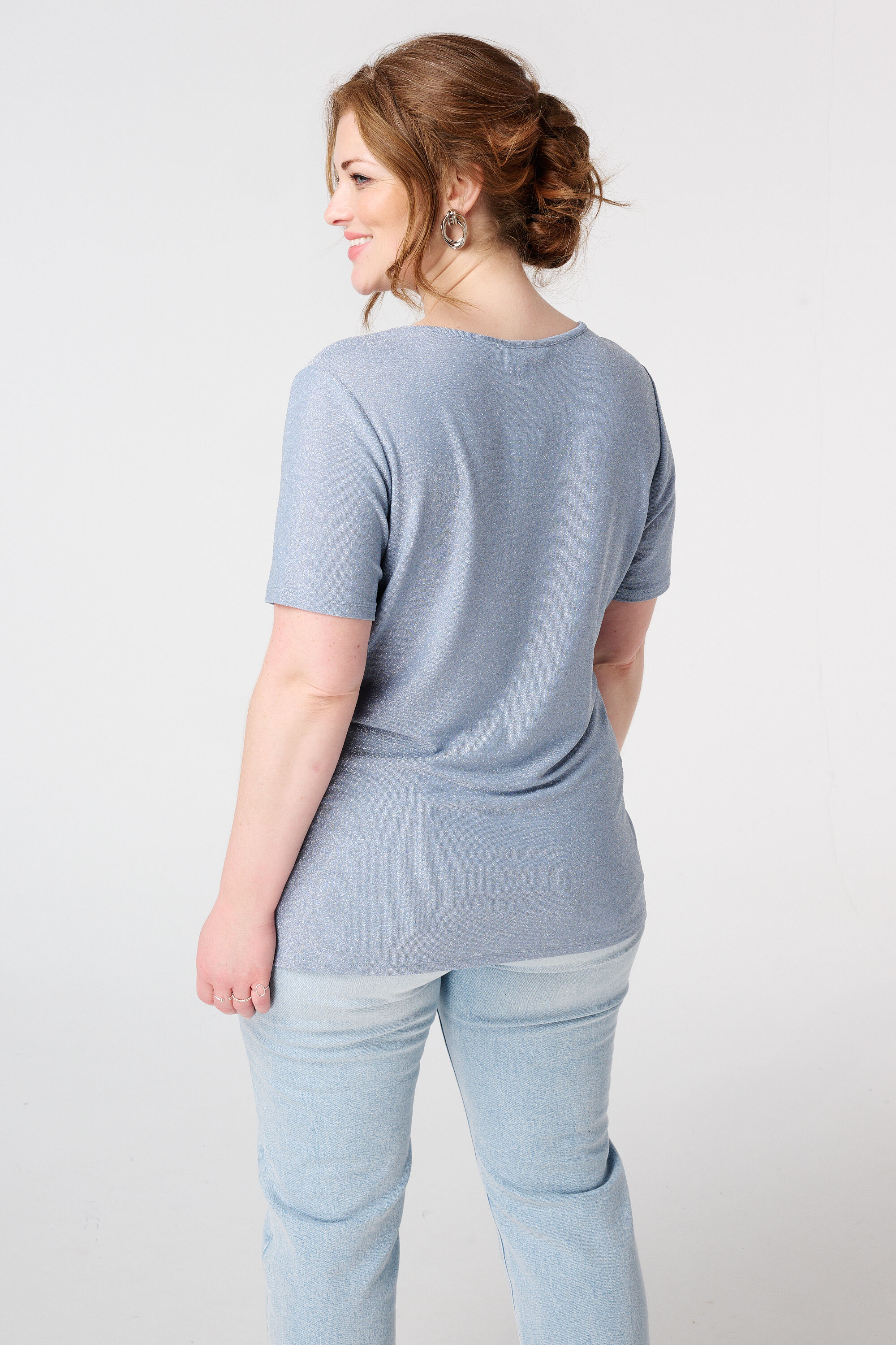 T-shirt met lurex image number 2