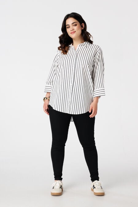 Tregging met denim look Tregging met denim look