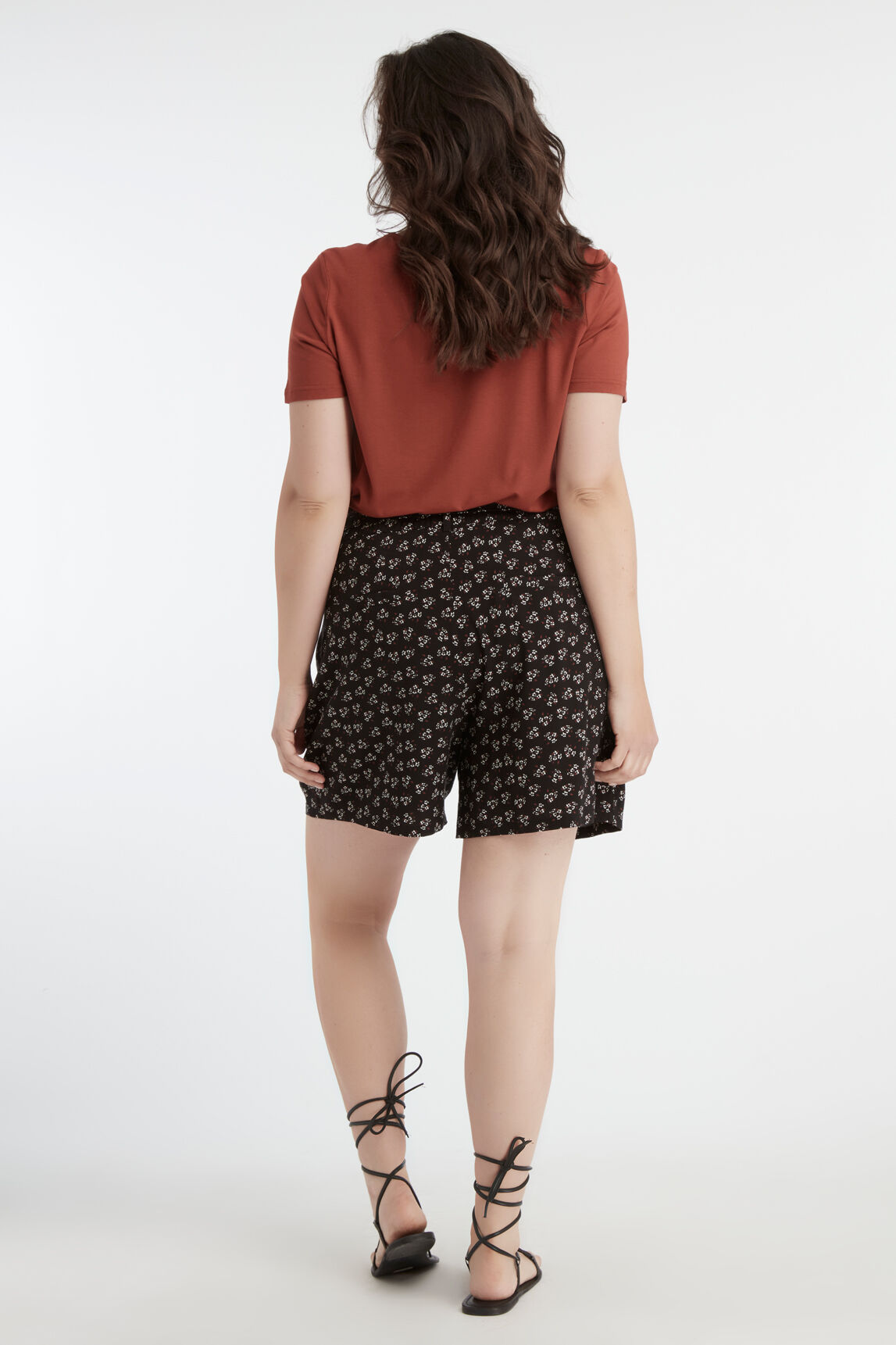 Viscose short met print image number 4