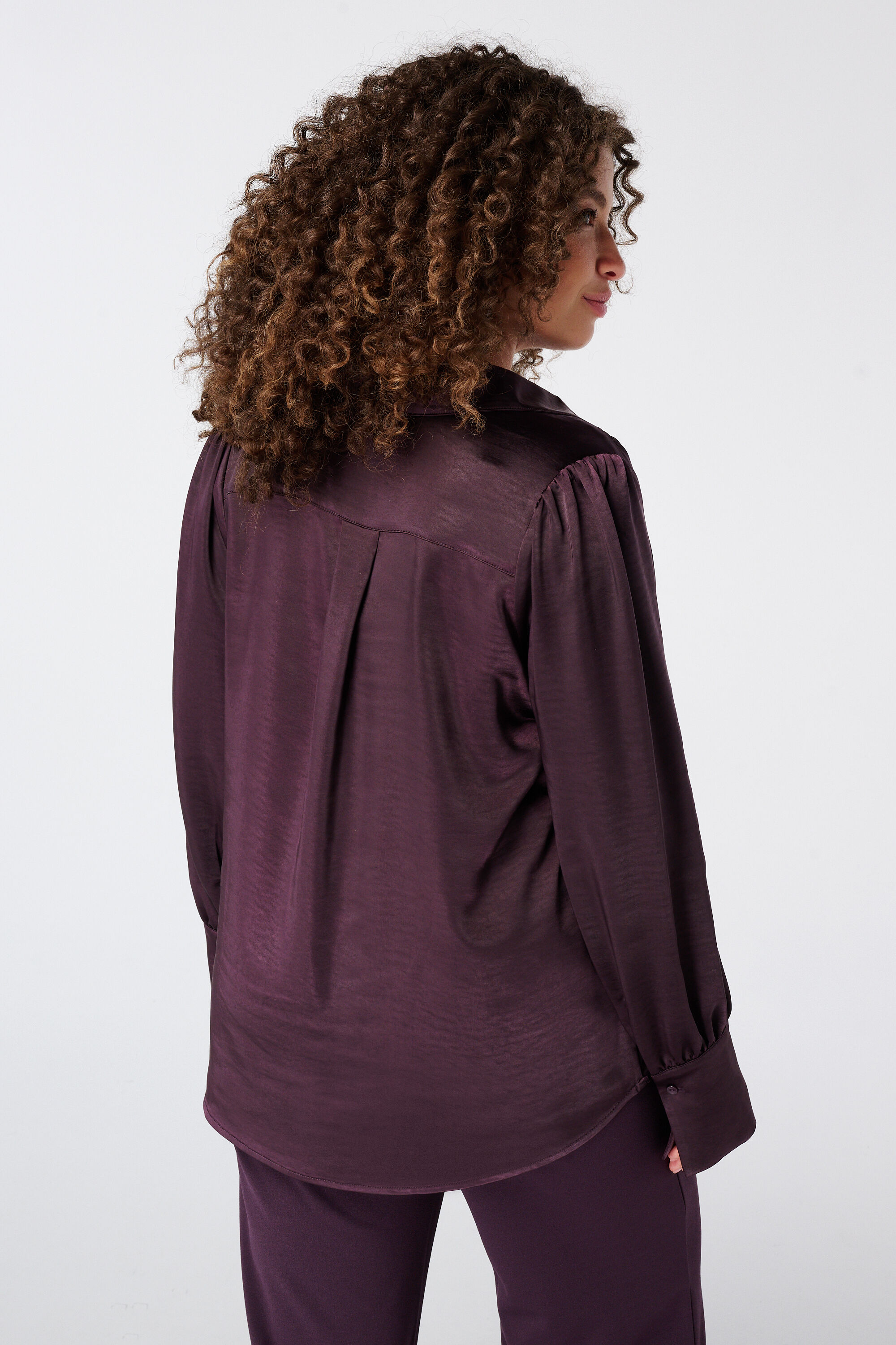 Blouse met satijnlook image number 3