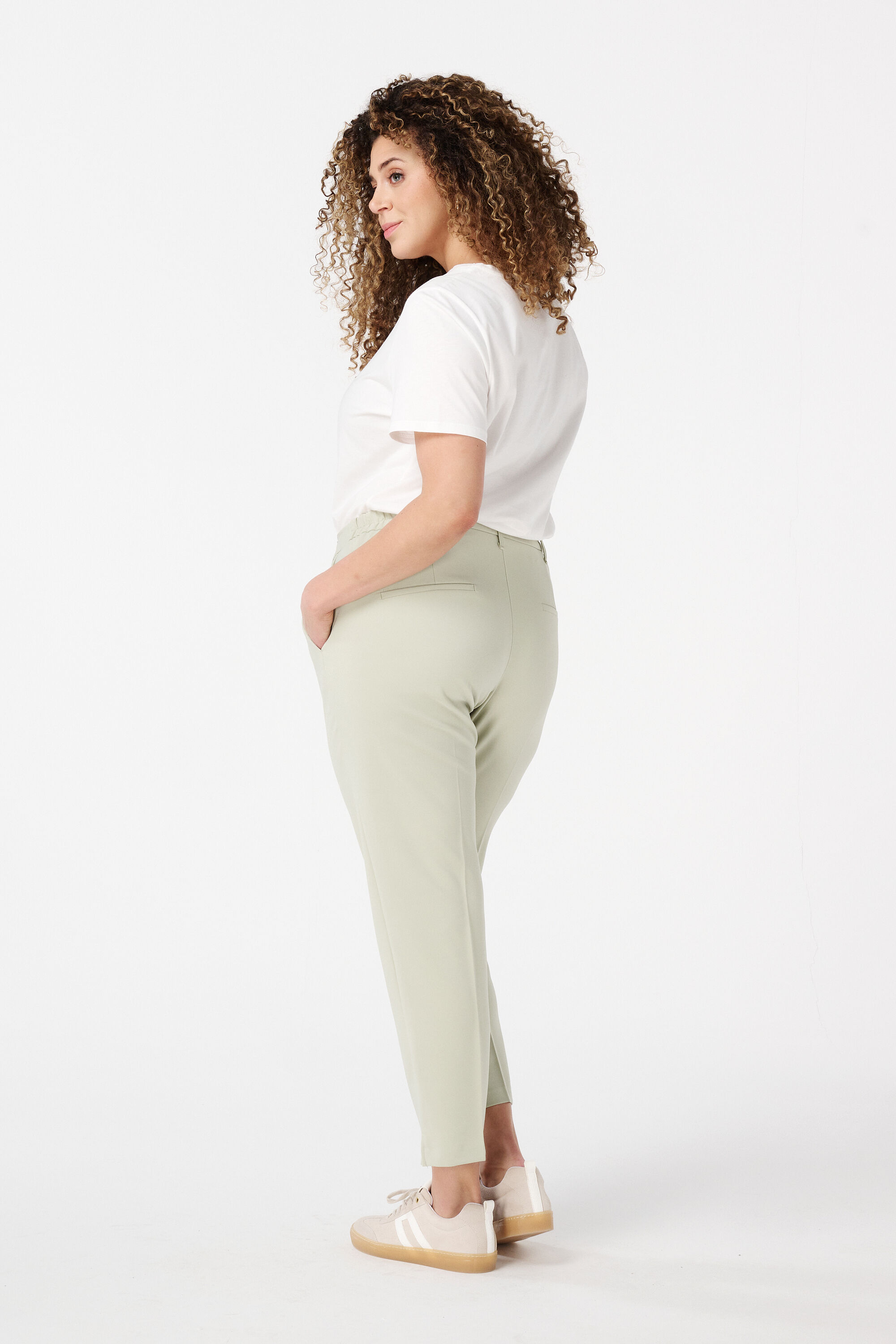 Pantalon met recht pijpen image number 3