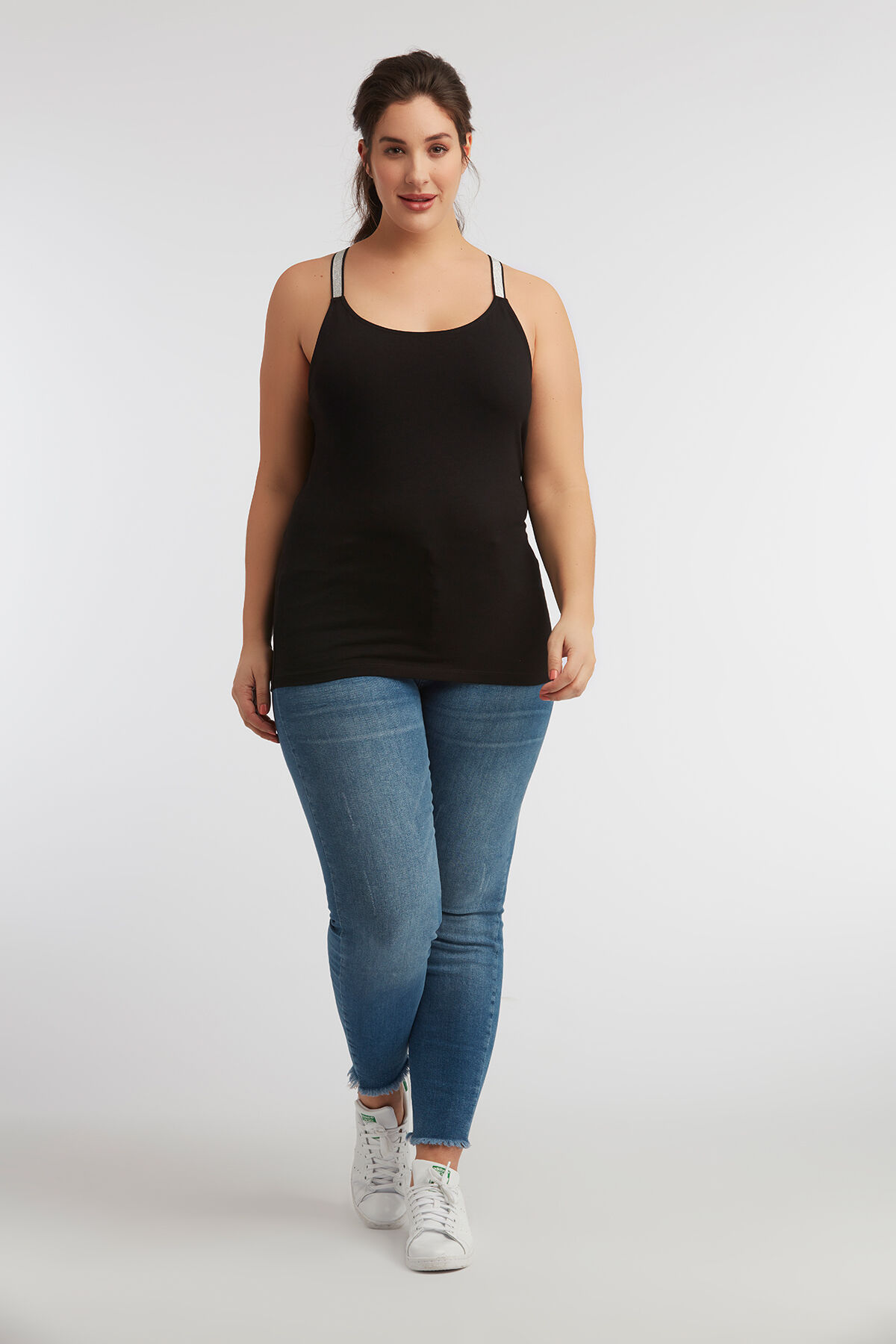 Mouwloze top met kruisbandjes image number 4