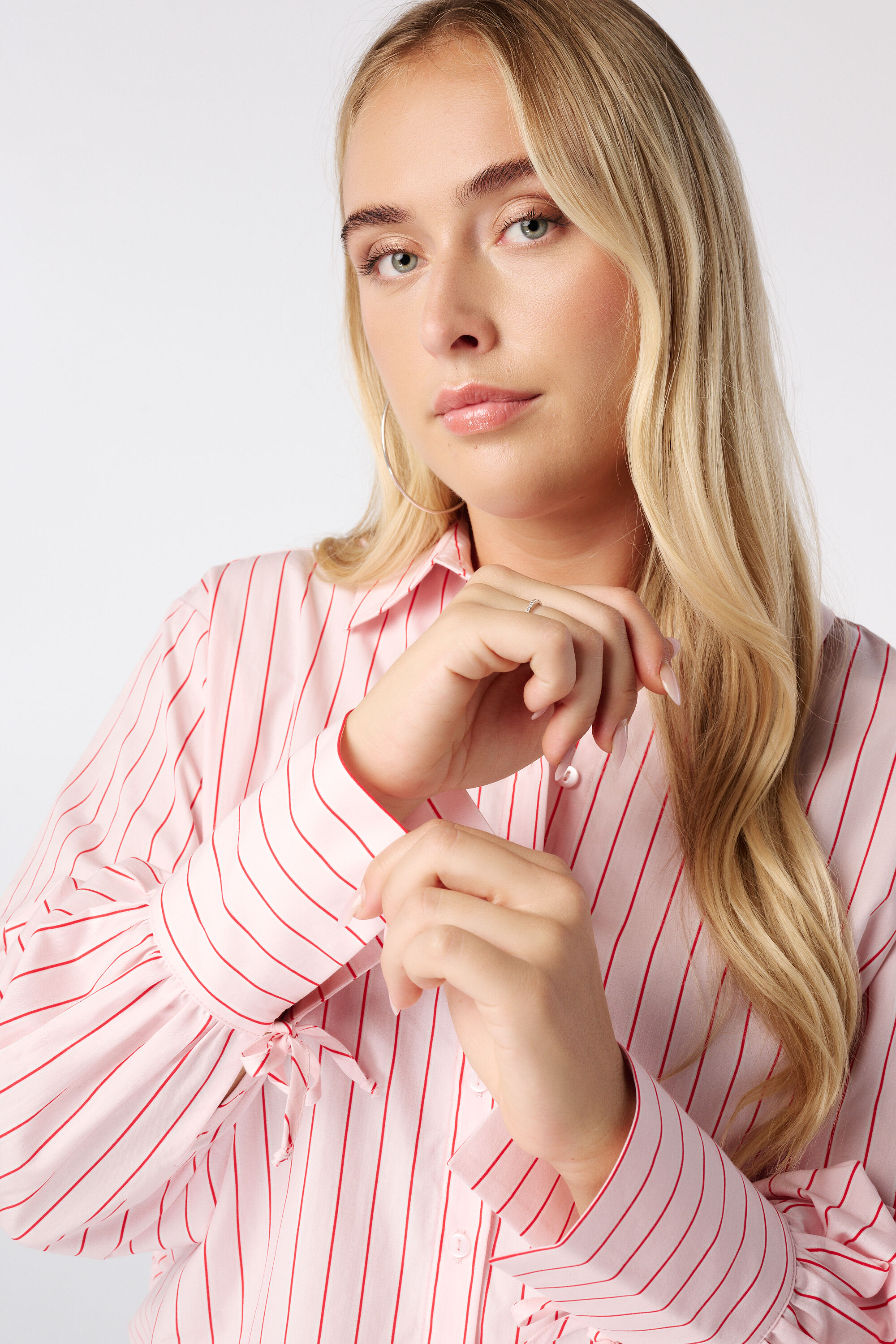 Gestreepte blouse image number 4