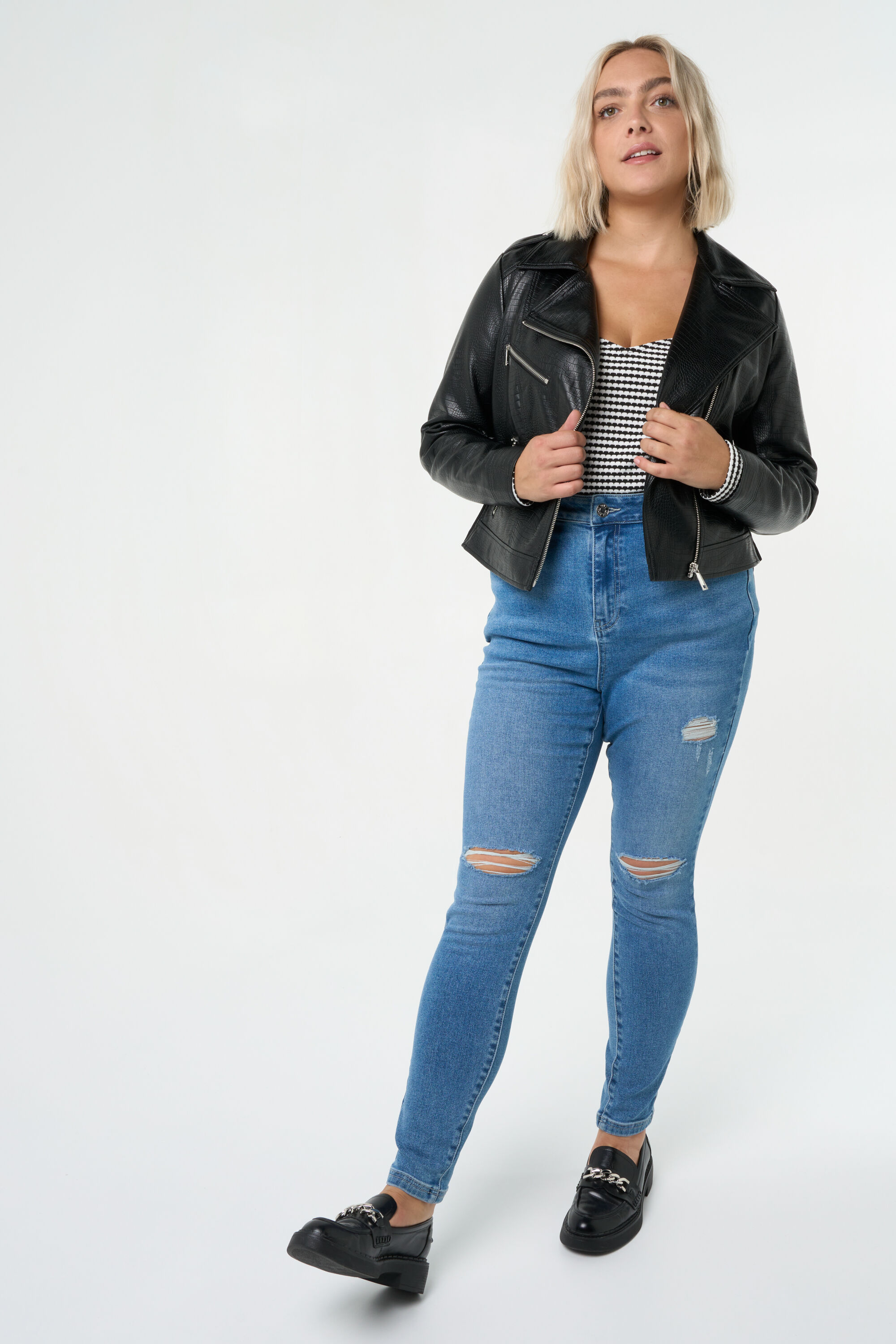 Croco bikerjacket image number 7