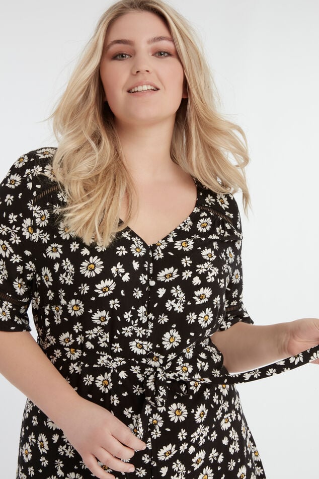 SCARLET DARKNESS Dames Jurk Zomer Bloemenprint Spaghettibandjes, Kort SCARLET DARKNESS Dames Jurk Zomer Bloemenprint Spaghettibandjes, Kort