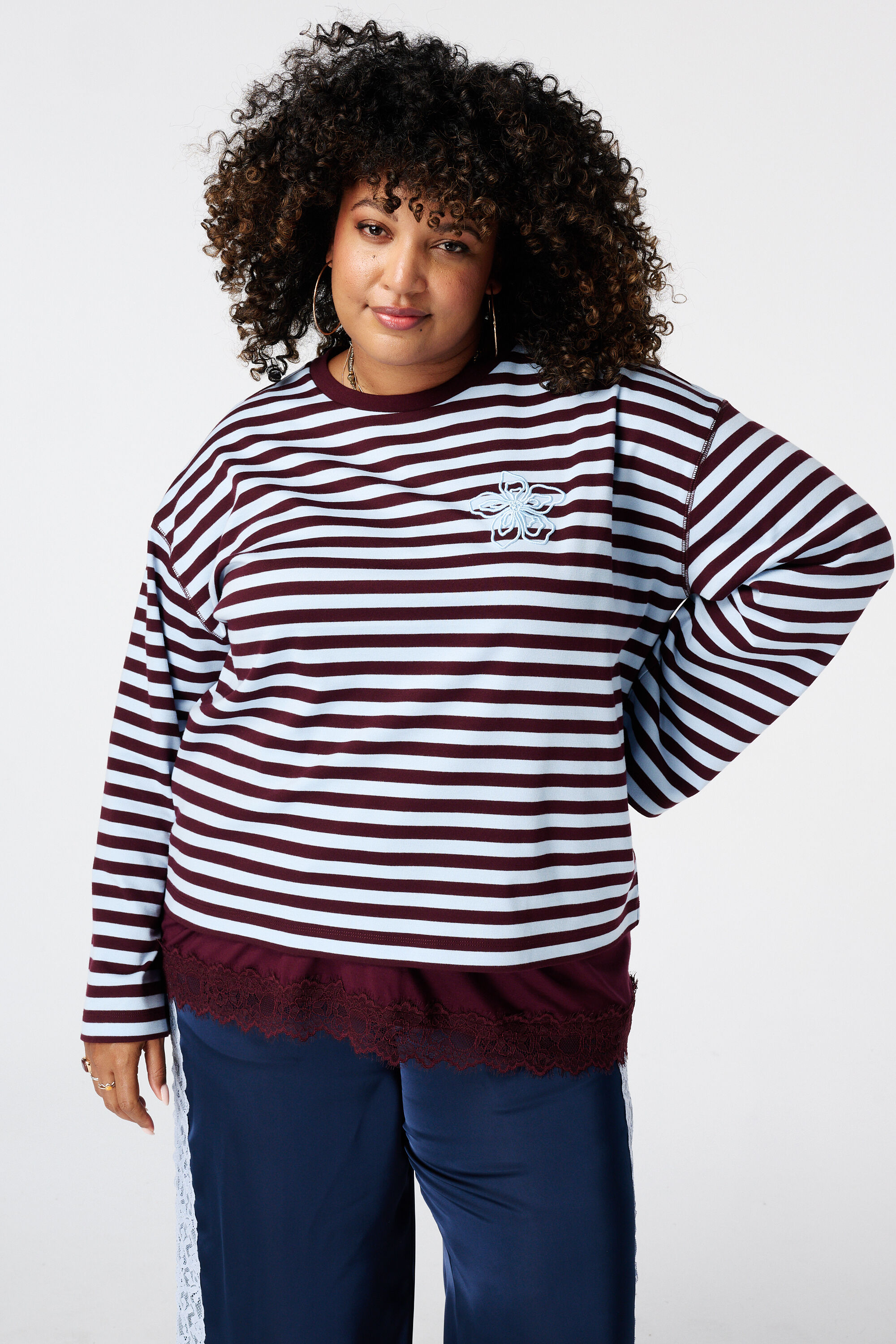 Gestreepte longsleeve