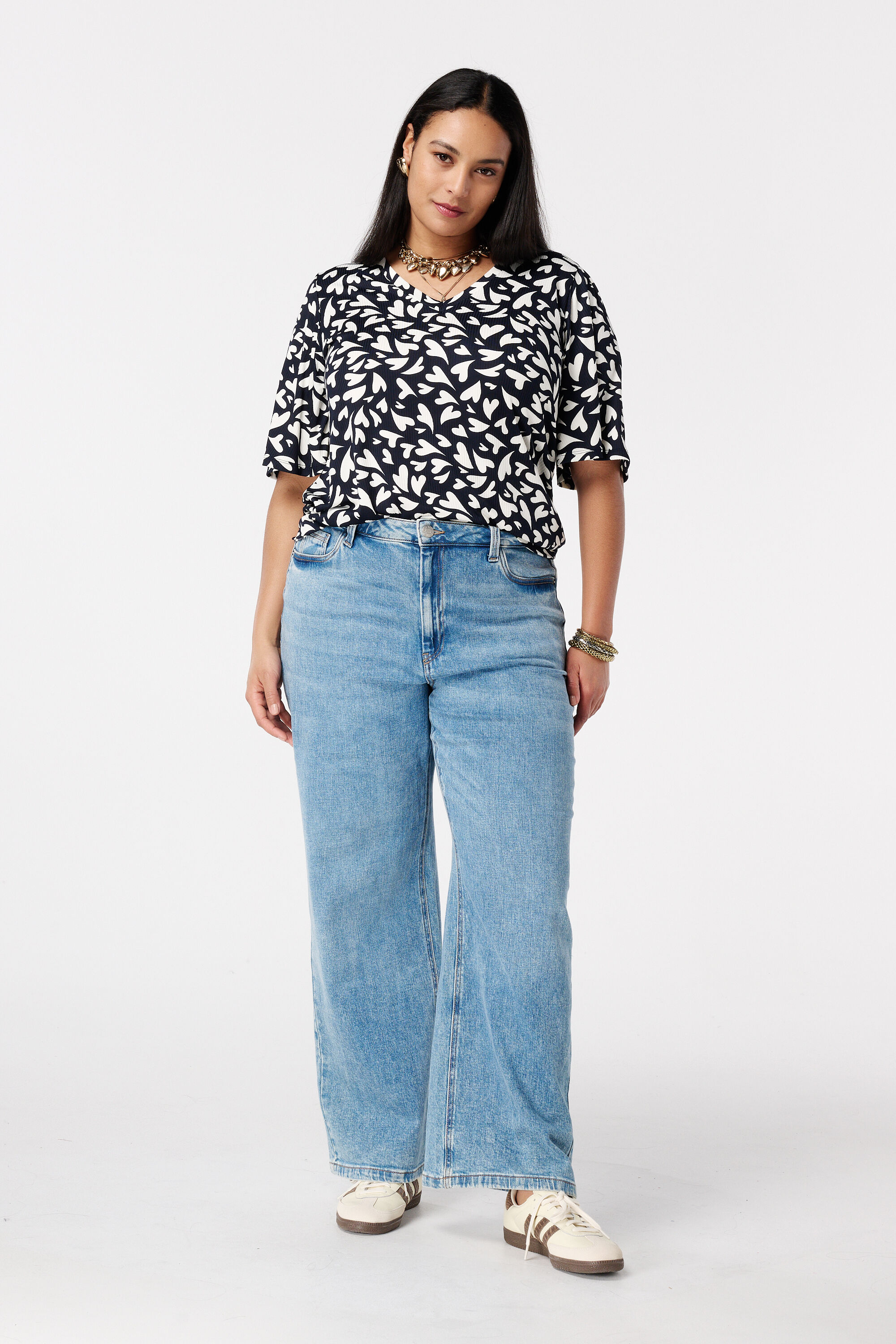 Top met losvallende mouwen image number 5