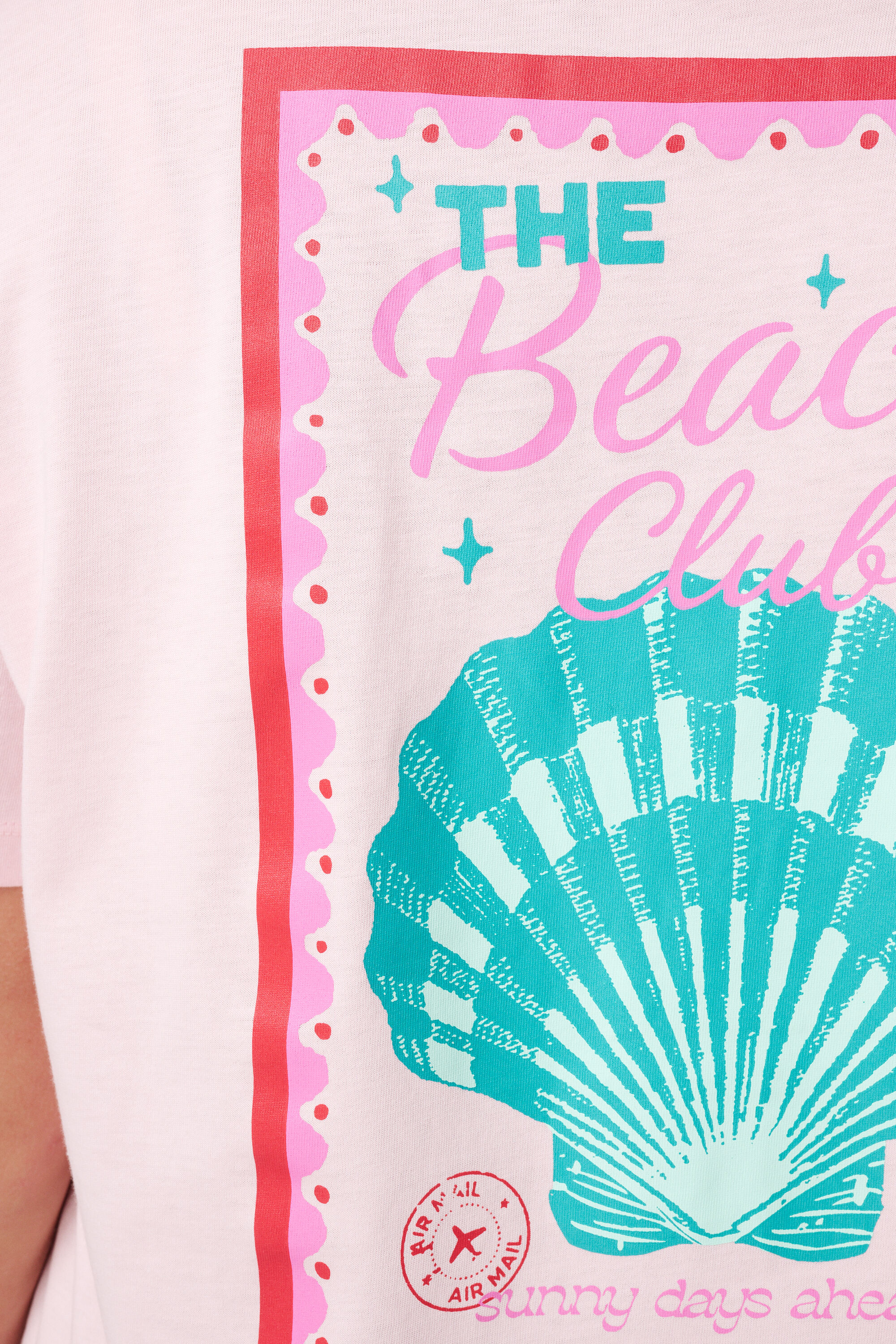 T-shirt met zomerse print image number 6