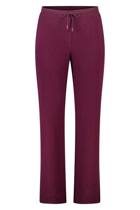 Rechte broek met elastieke taille
