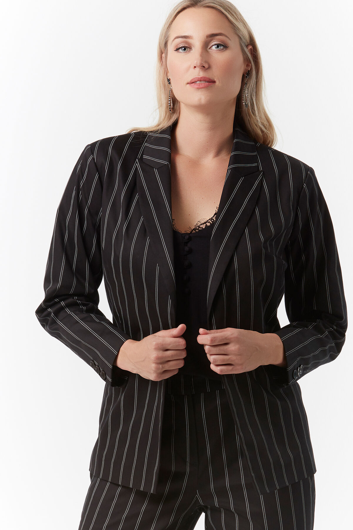 Blazer met krijtstreep image number 3